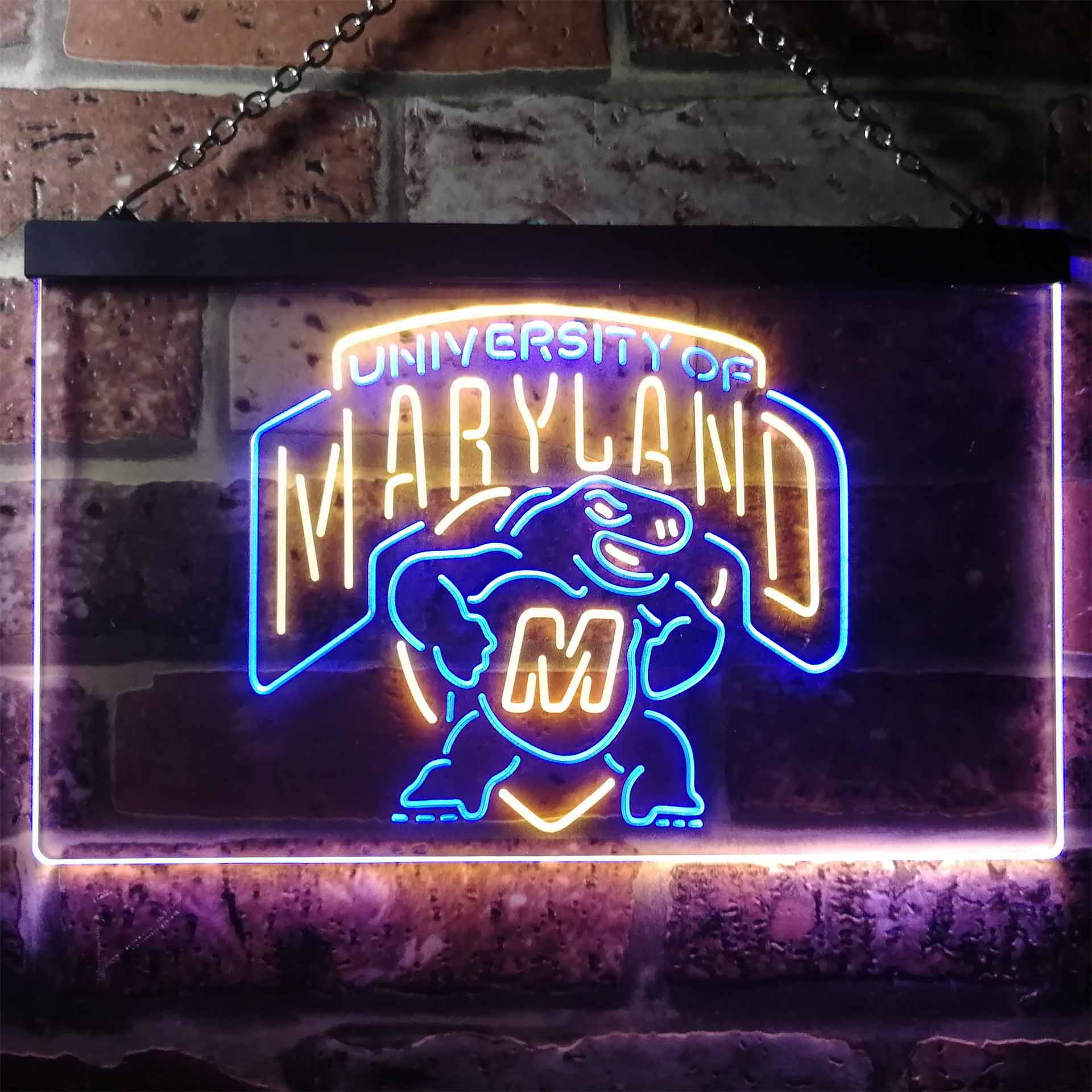 University Of Maryland Sport Team Club Terrapinses LED Neon Sign