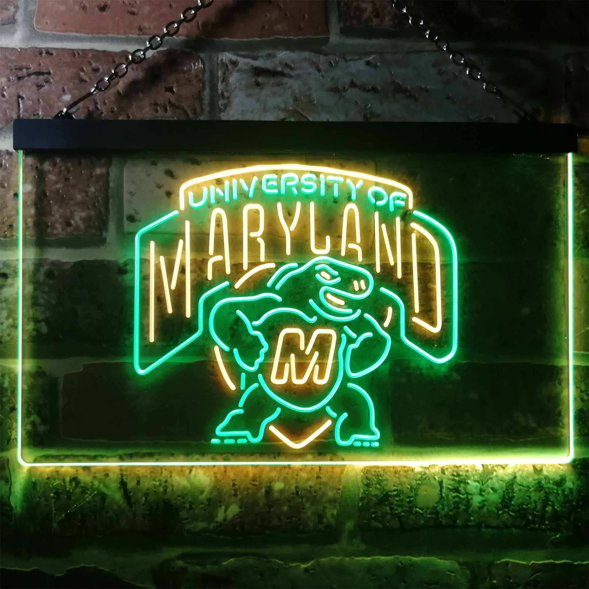 University Of Maryland Sport Team Club Terrapinses LED Neon Sign