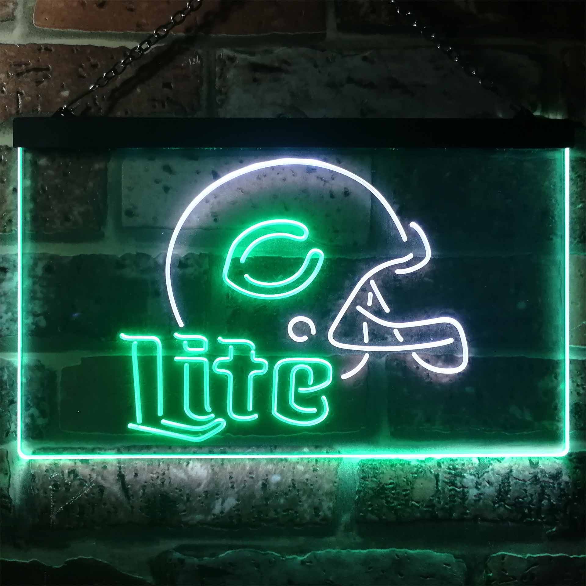 Chicago Bears Helmet LED Neon Sign