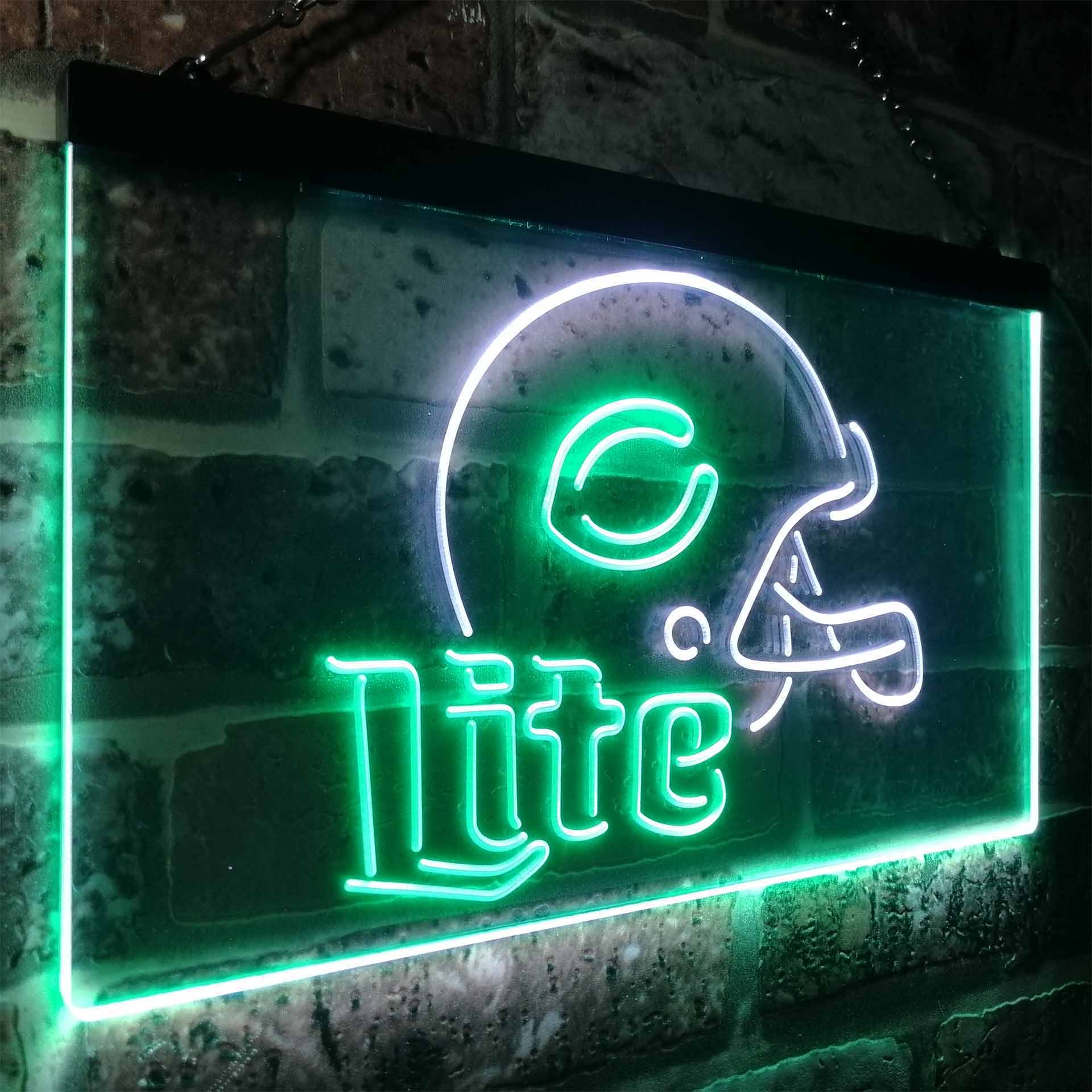 Chicago Bears Helmet LED Neon Sign