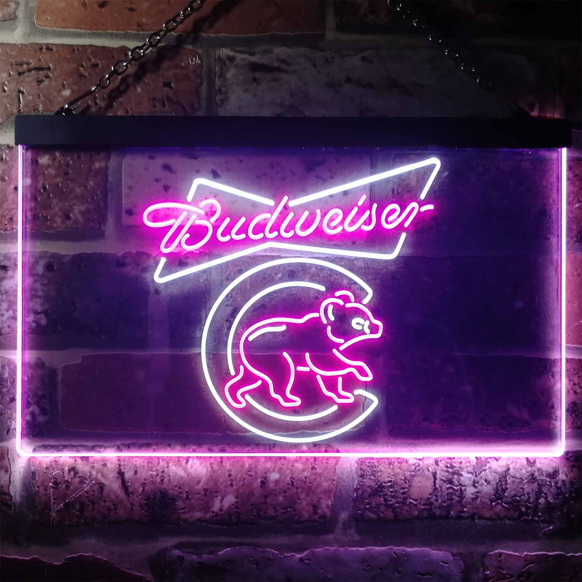 Chicago Bears Budweiser LED Neon Sign