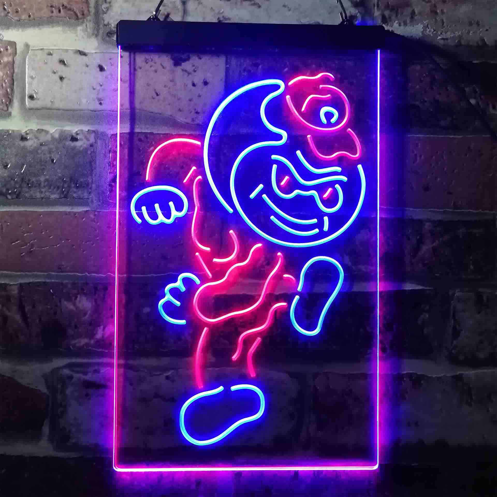 Ohios States Buckeyes Brutus Club LED Neon Sign
