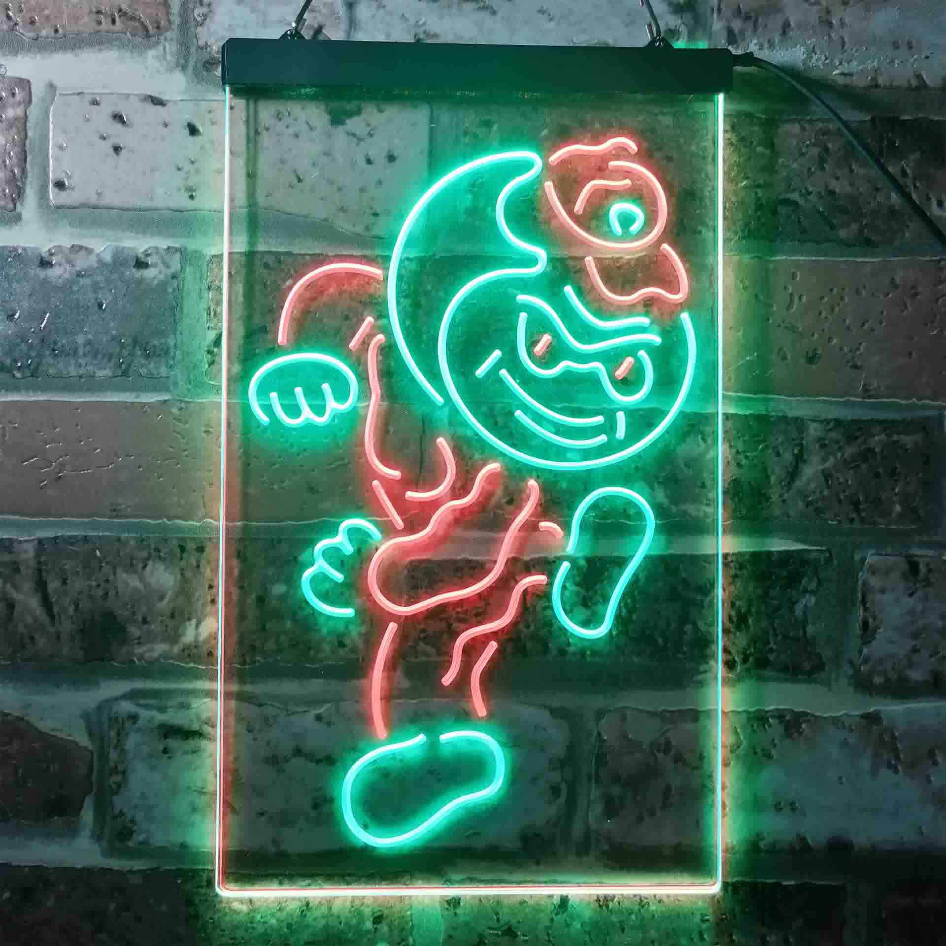 Ohios States Buckeyes Brutus Club LED Neon Sign