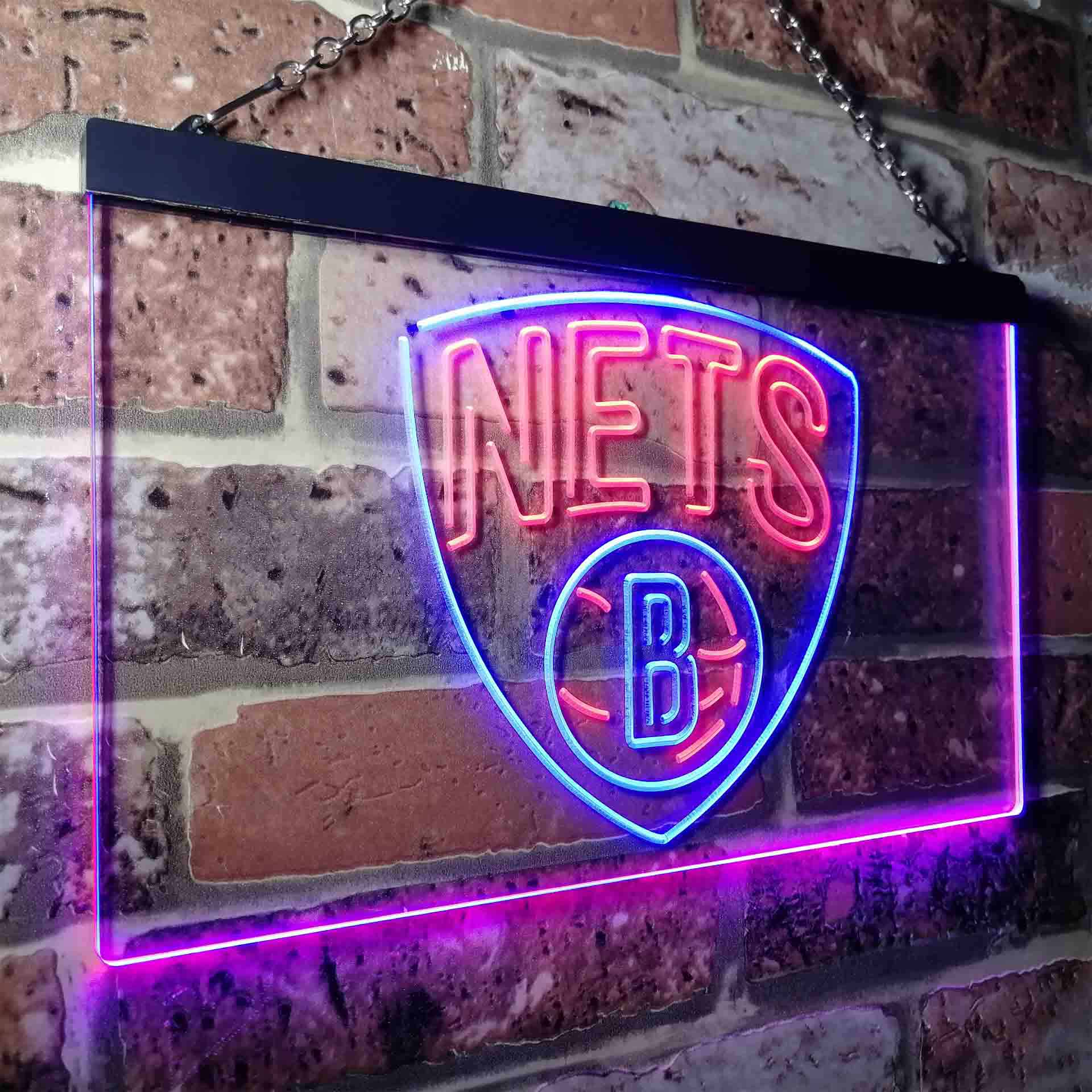 Basketball Brooklyns League Club Nets LED Neon Sign