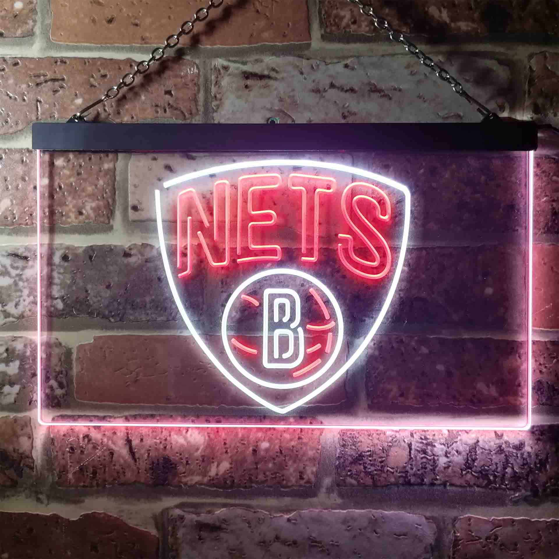 Basketball Brooklyns League Club Nets LED Neon Sign