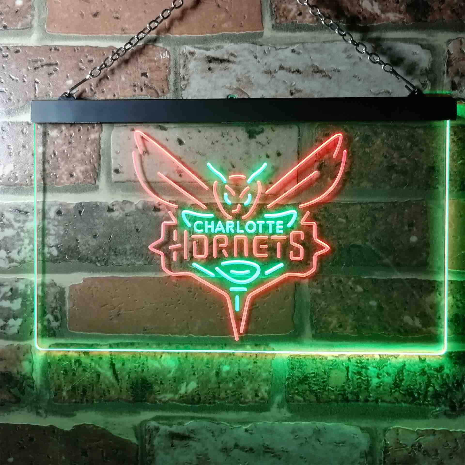 Charlotte League Hornets Club Basketball Souvenir LED Neon Sign