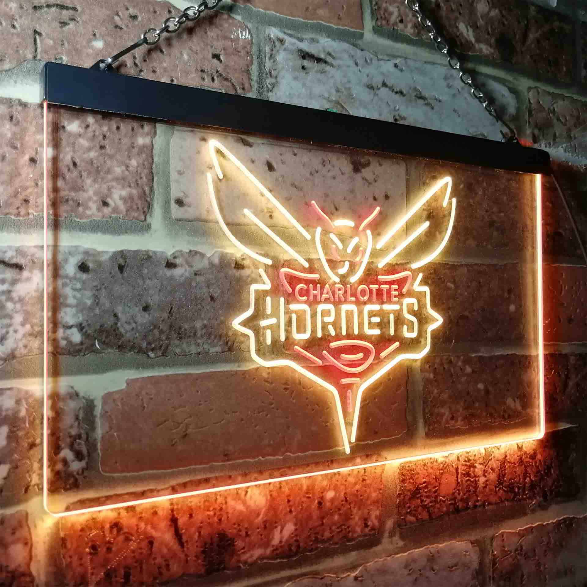 Charlotte League Hornets Club Basketball Souvenir LED Neon Sign