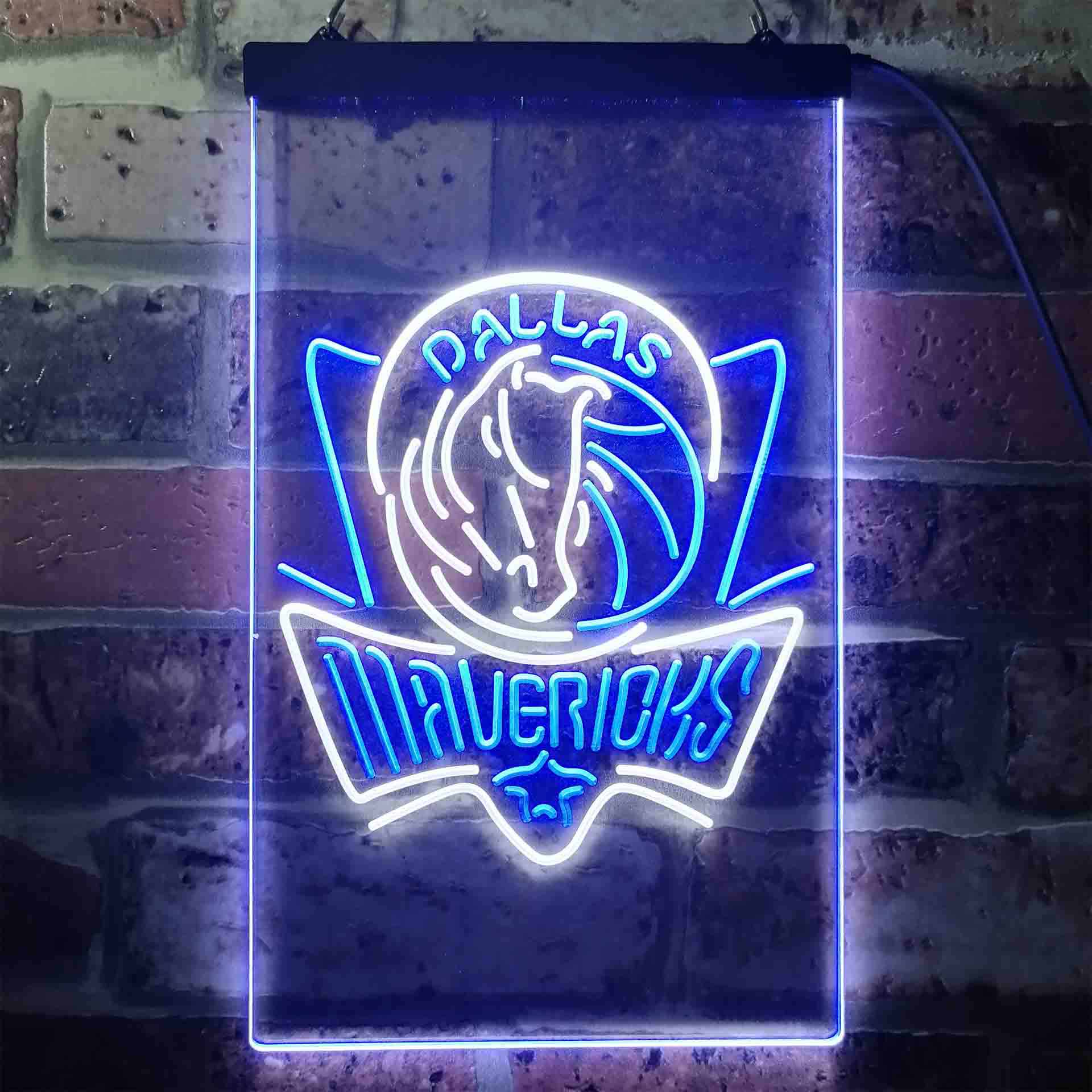 Mavericks Pub Club League Group LED Neon Sign