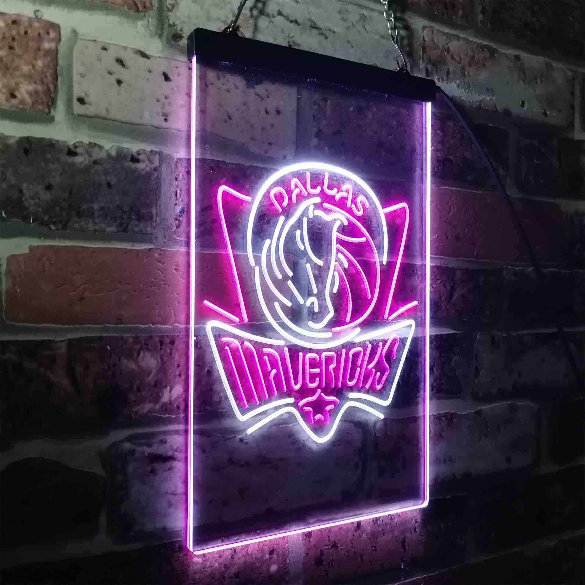 Mavericks Pub Club League Group LED Neon Sign