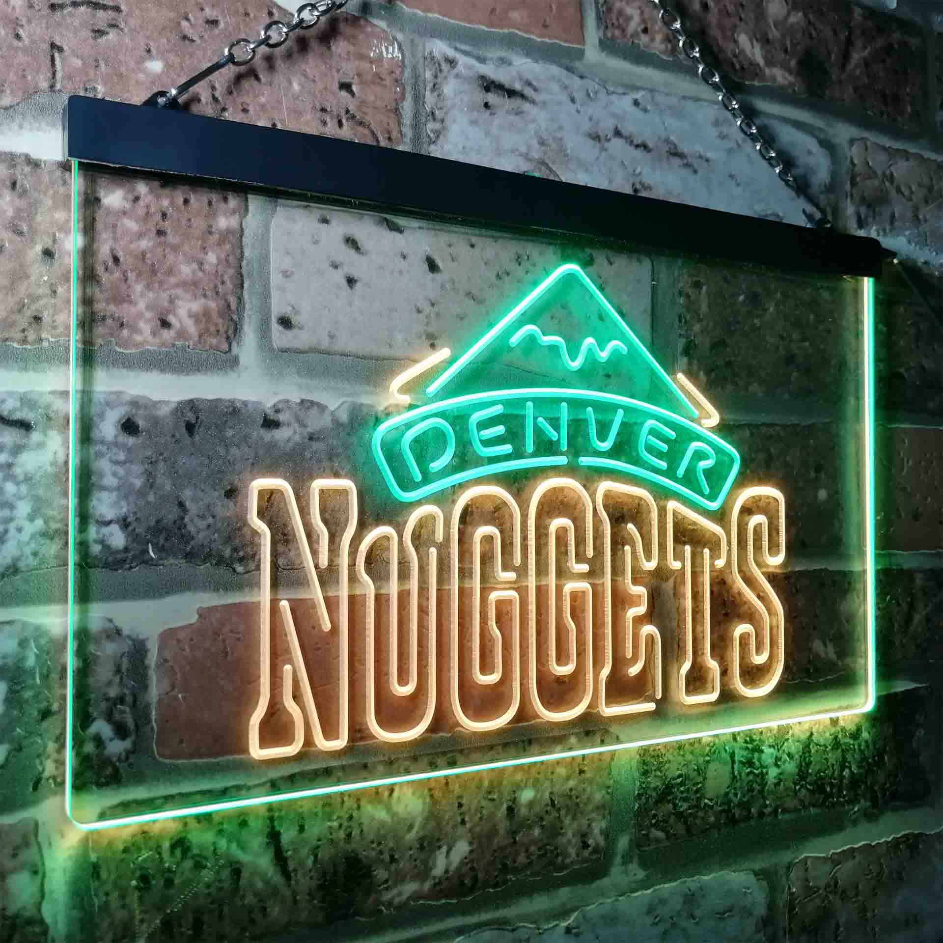 Denvers Sport Club League Team Nuggets LED Neon Sign