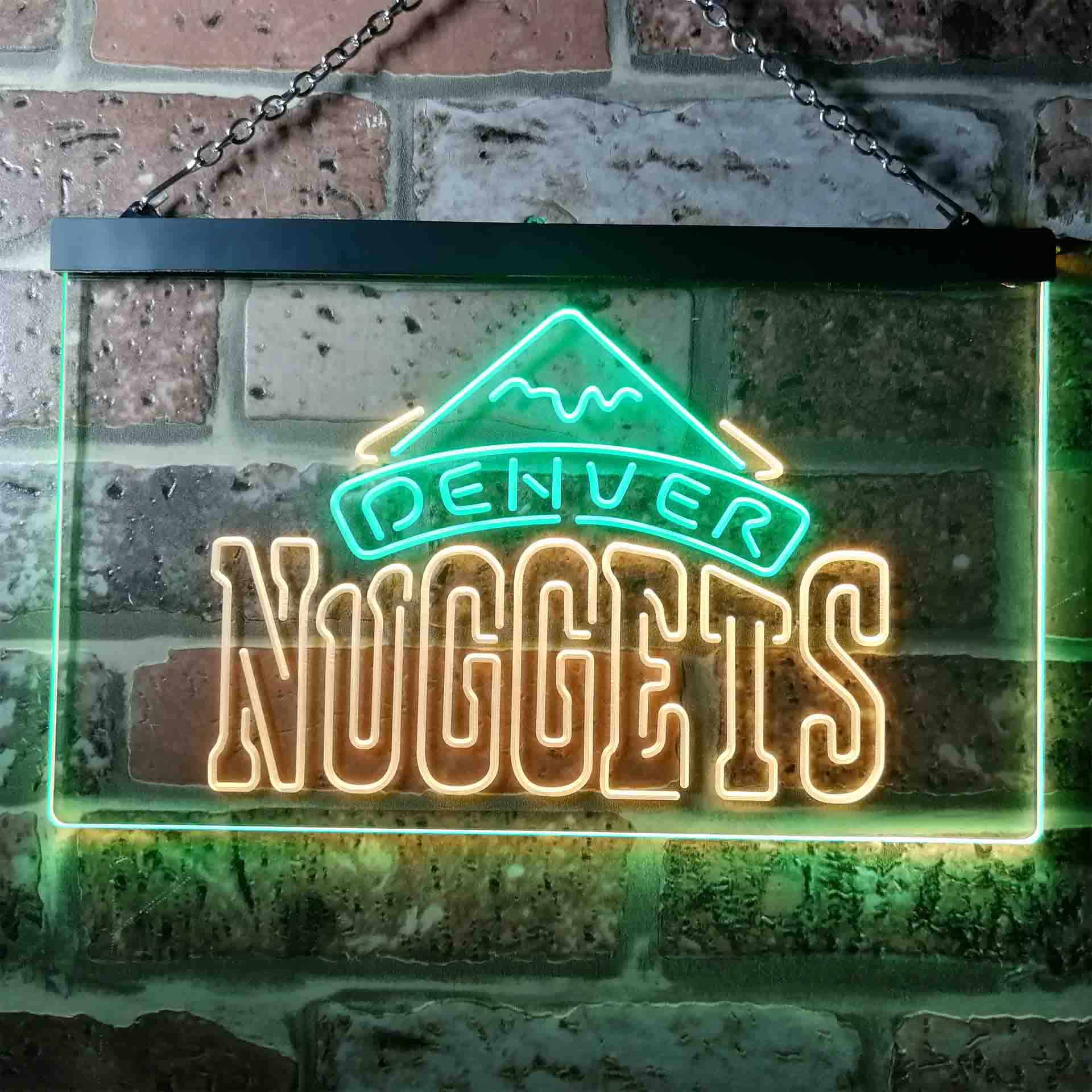 Denvers Sport Club League Team Nuggets LED Neon Sign