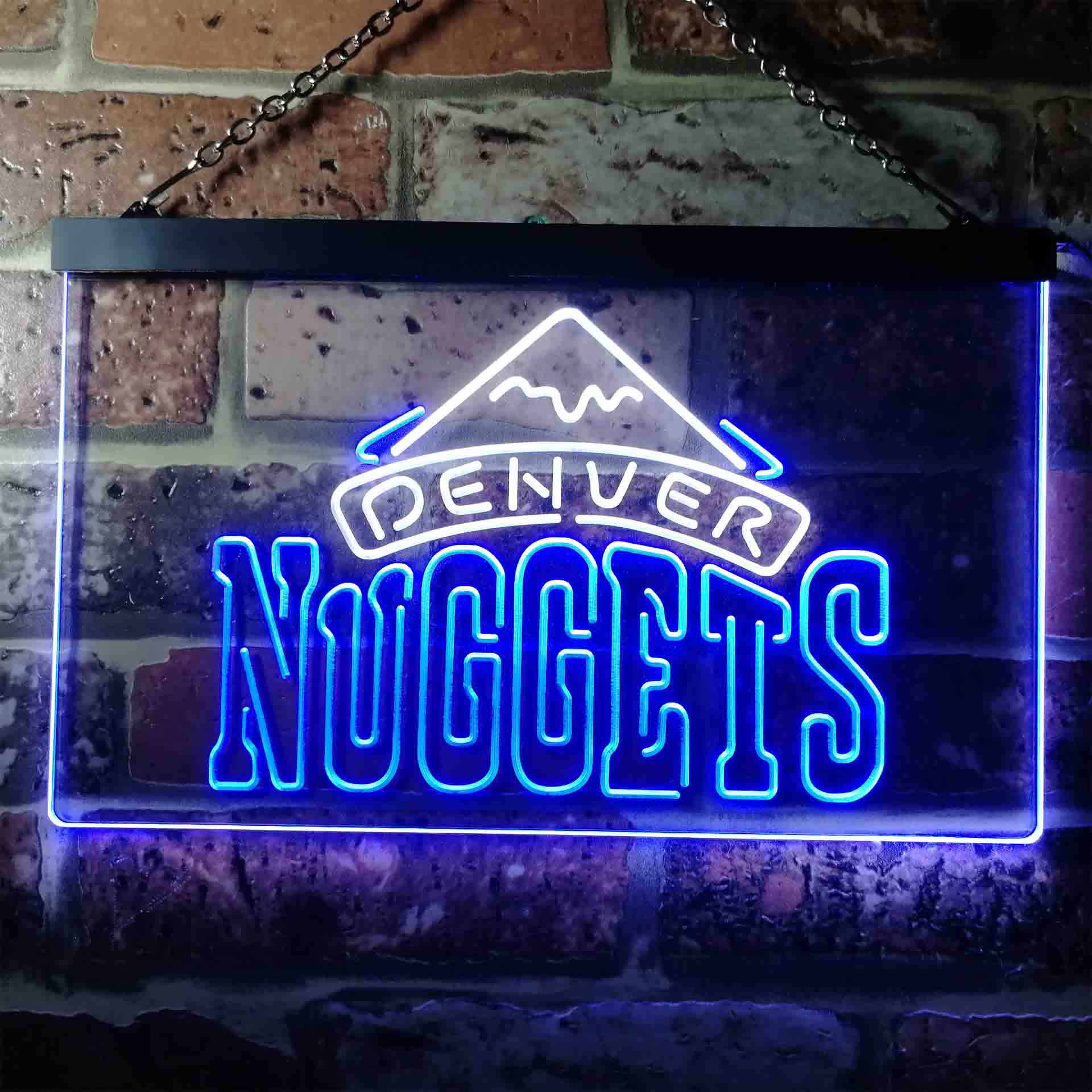 Denvers Sport Club League Team Nuggets LED Neon Sign