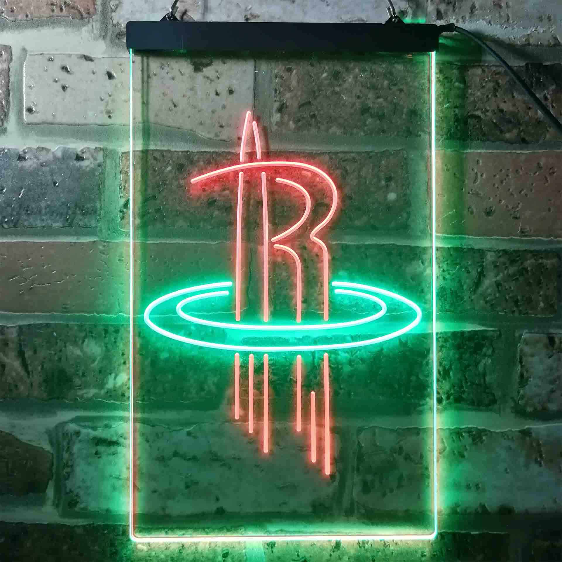 Houstons League Club Rockets LED Neon Sign