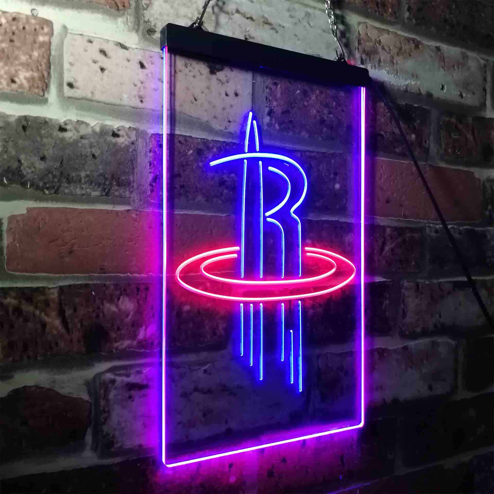 Houstons League Club Rockets LED Neon Sign
