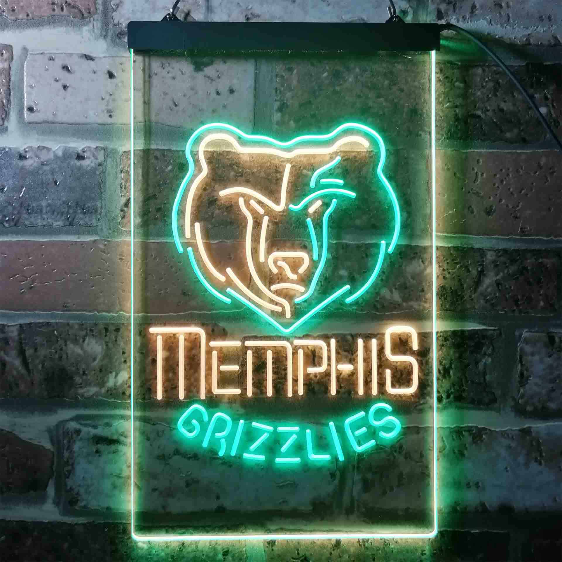 Memphis Grizzlies LED Neon Sign