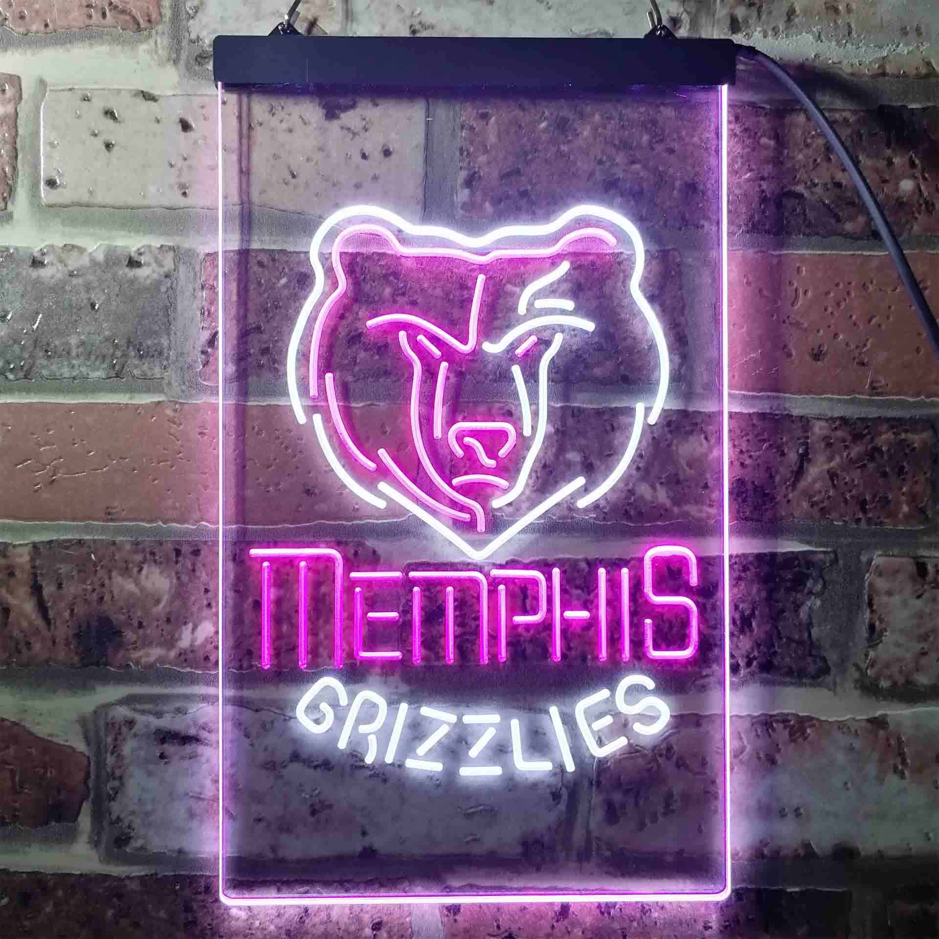 Memphis Grizzlies LED Neon Sign