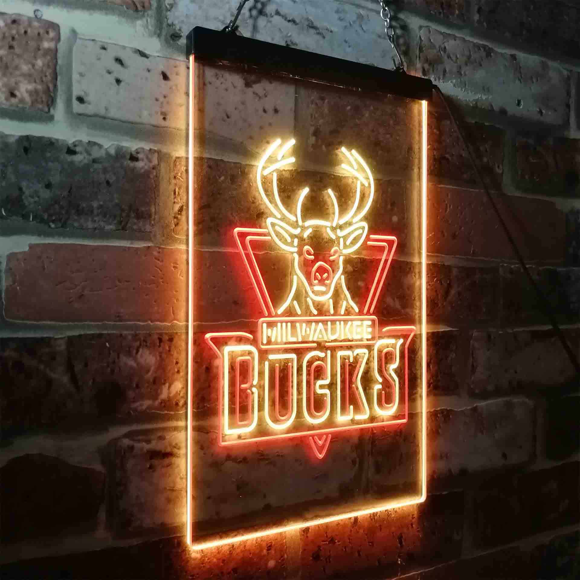 Milwaukee Bucks LED Neon Sign