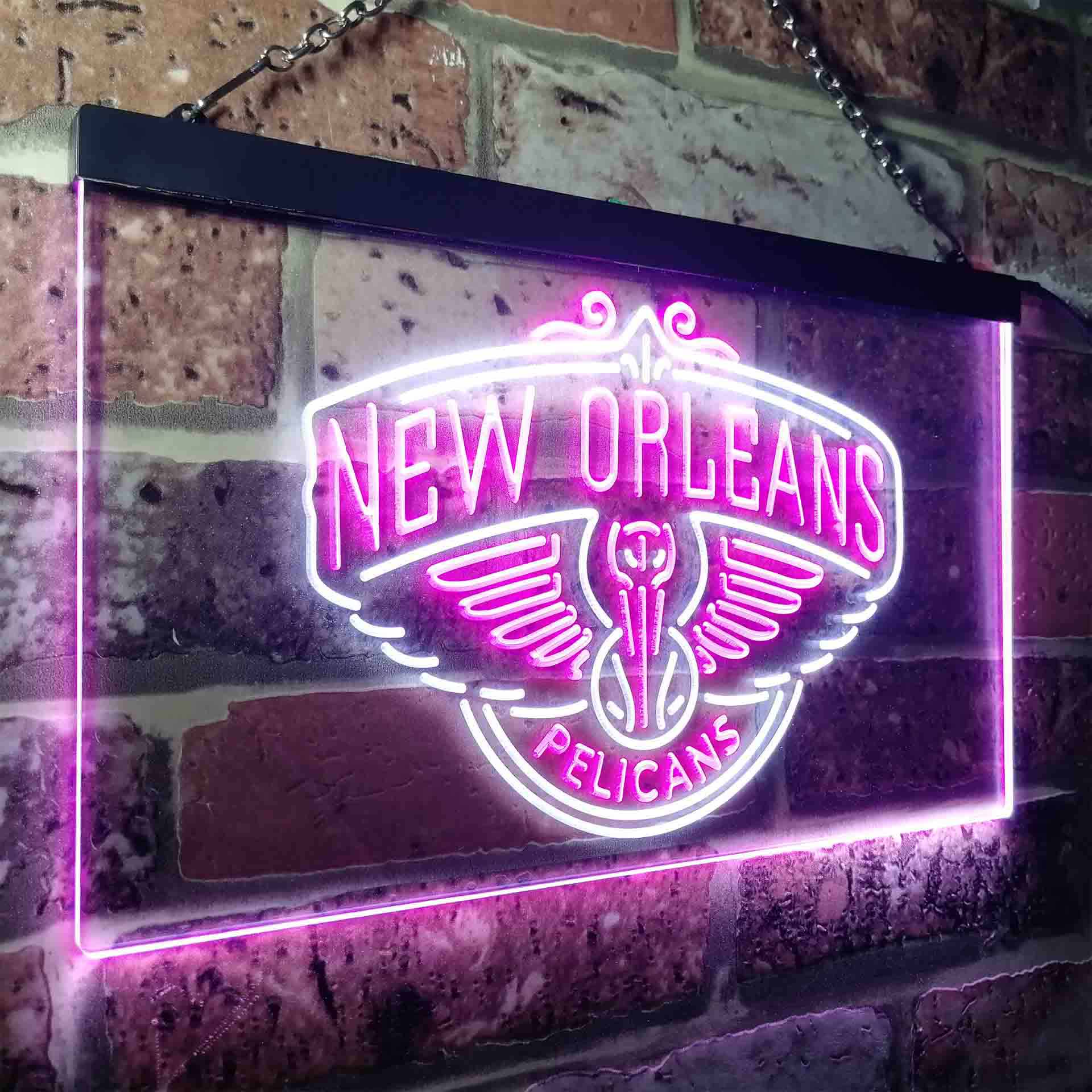 Baseball Club New Orleans League Pelicanss LED Neon Sign