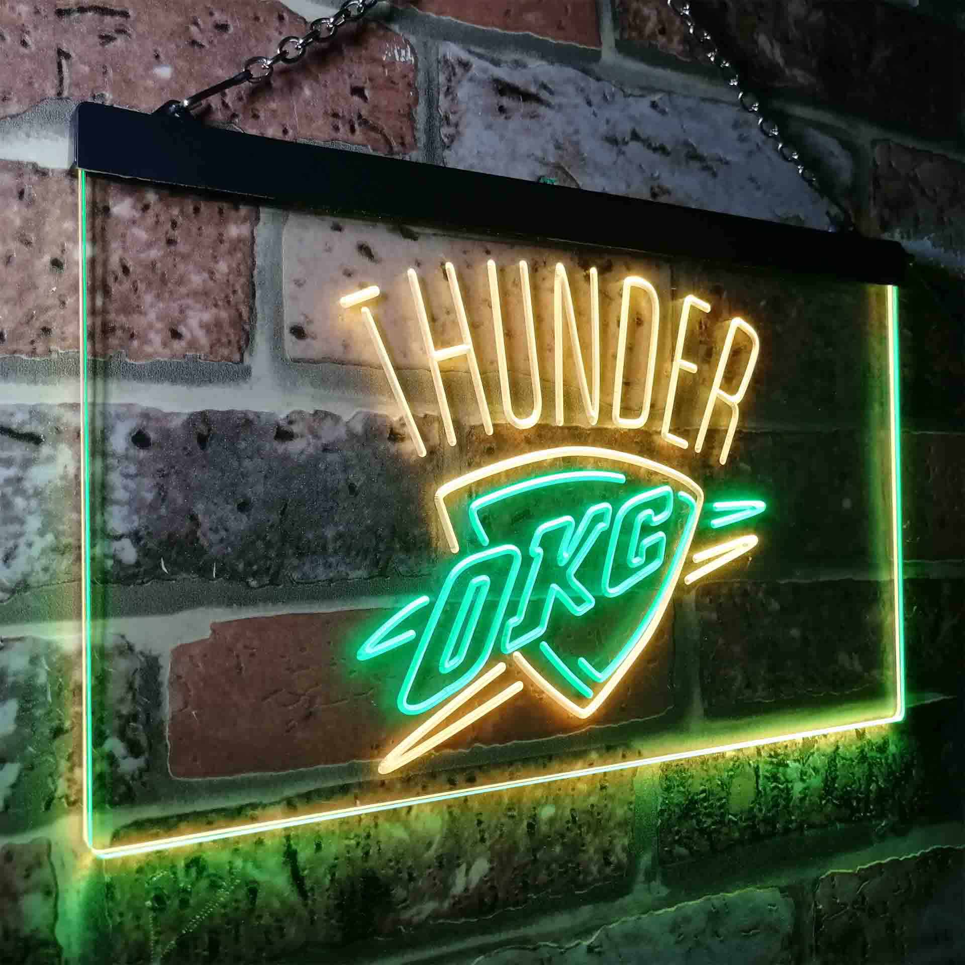 Oklahoma City Thunder LED Neon Sign