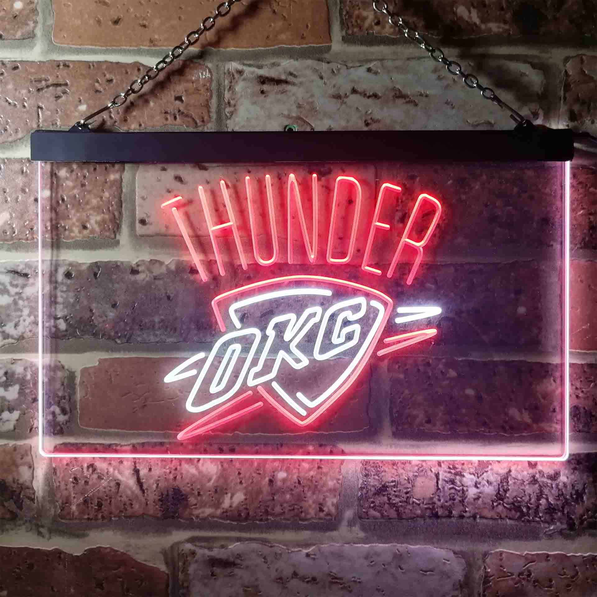 Oklahoma City Thunder LED Neon Sign