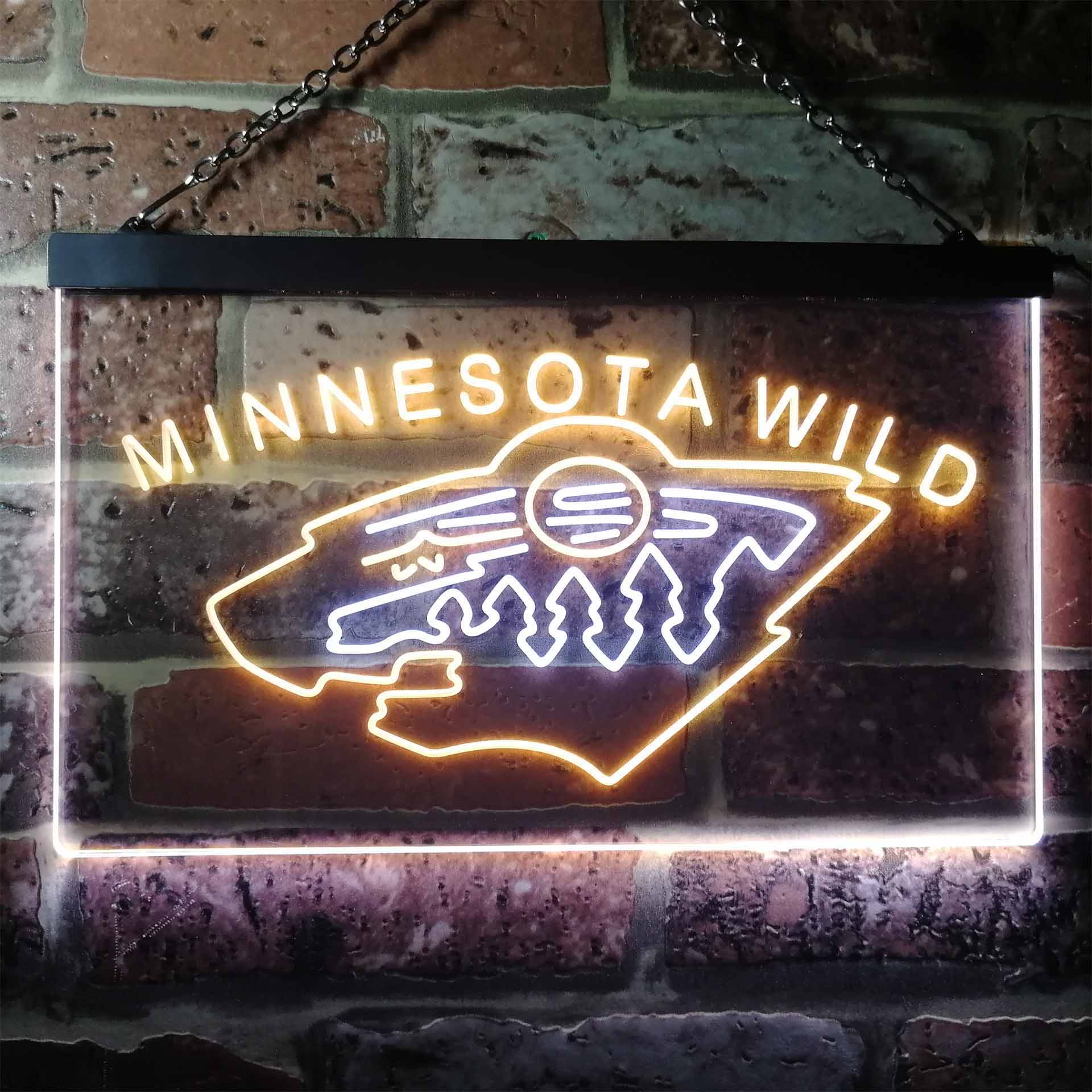 Minnesotas League Wild LED Neon Sign
