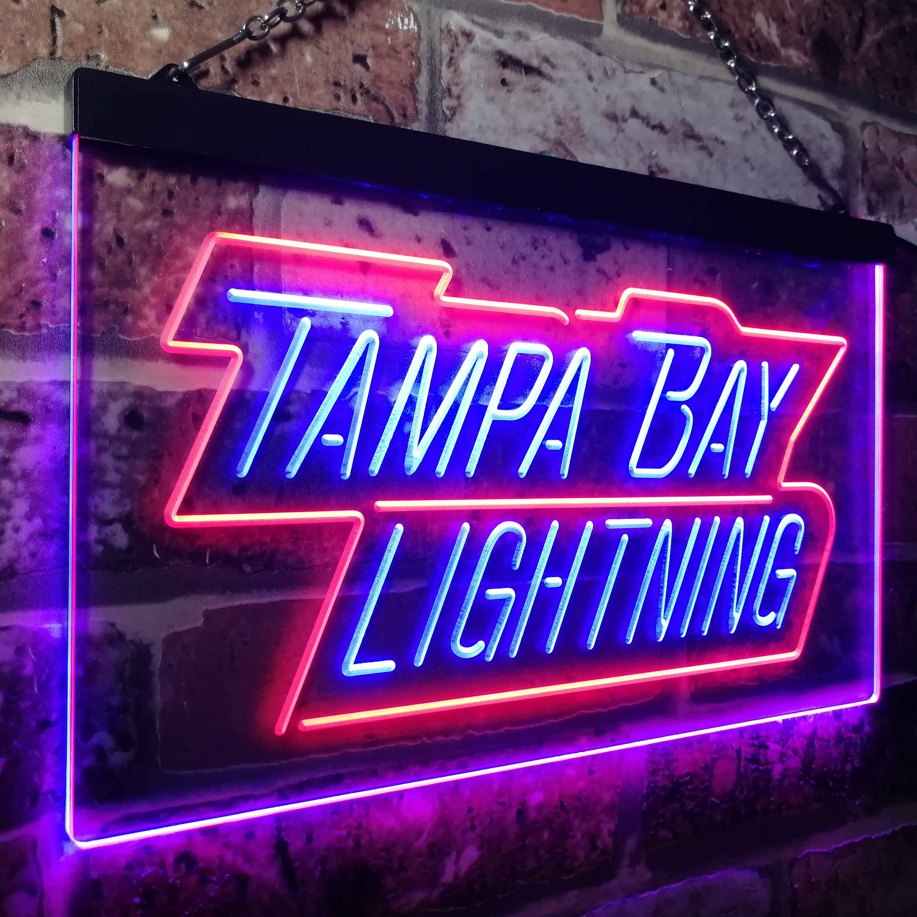 Tampas Bays League Club Lightning Script LED Neon Sign