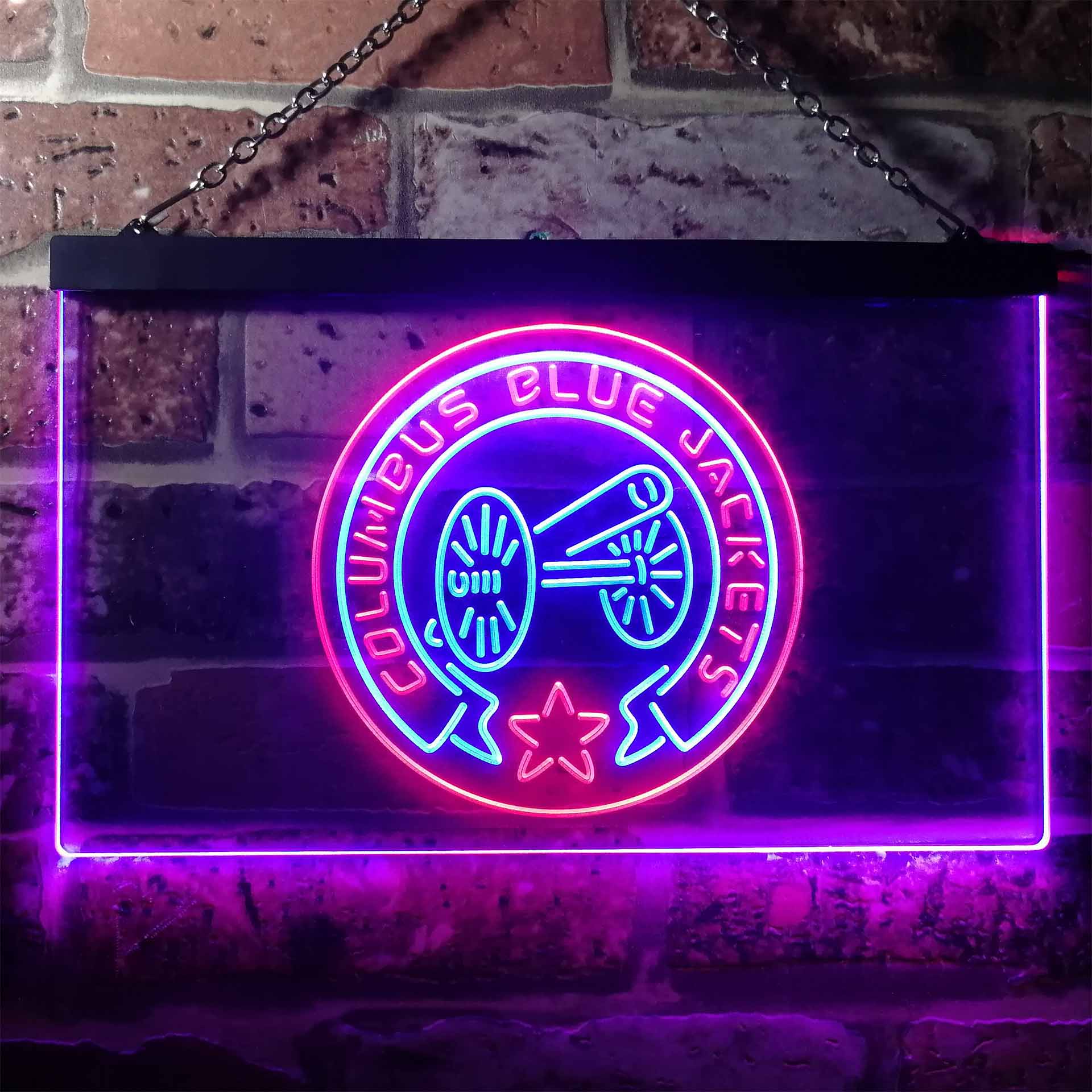 Columbus Blue Jackets League Club LED Neon Sign
