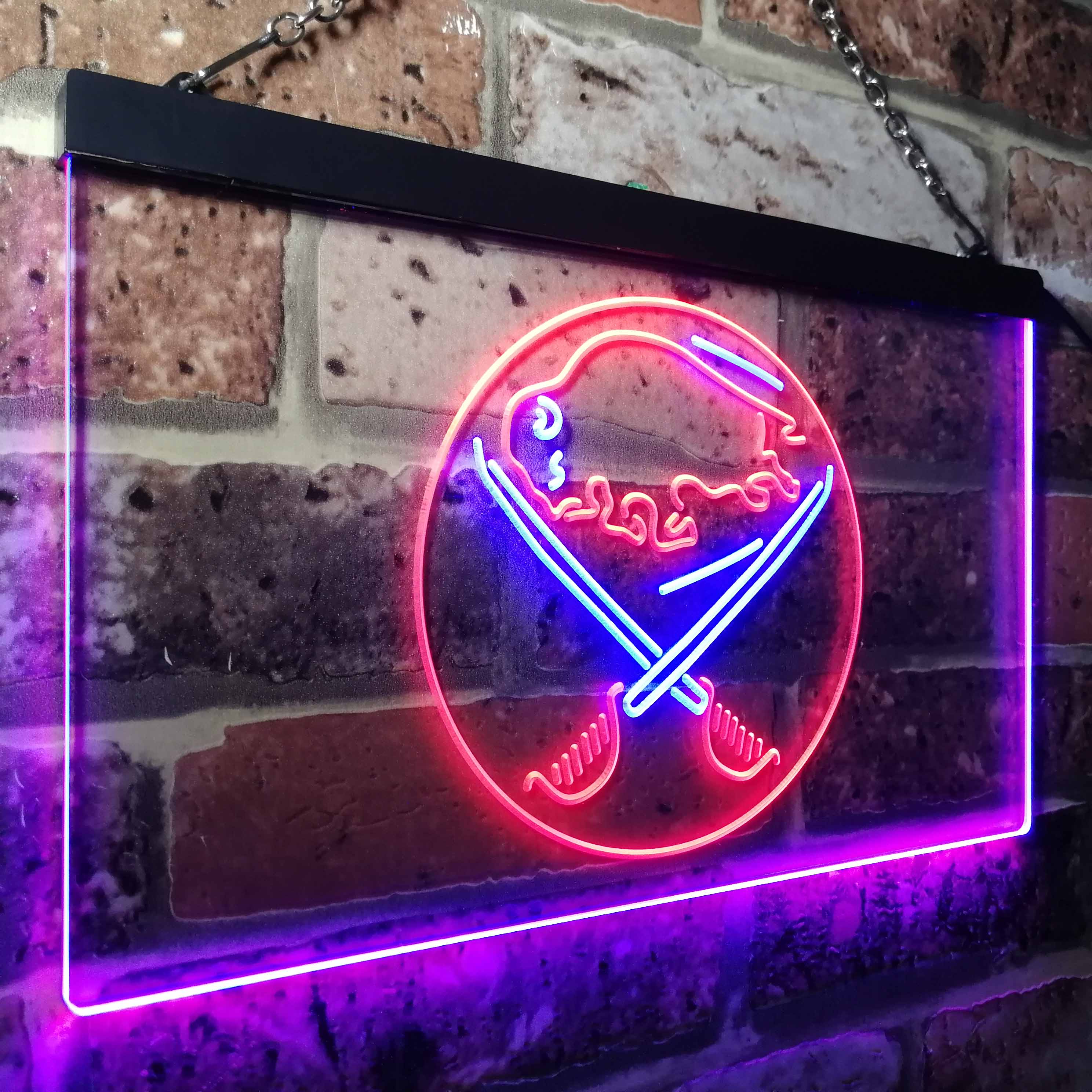 Buffalos League Club Sabres LED Neon Sign