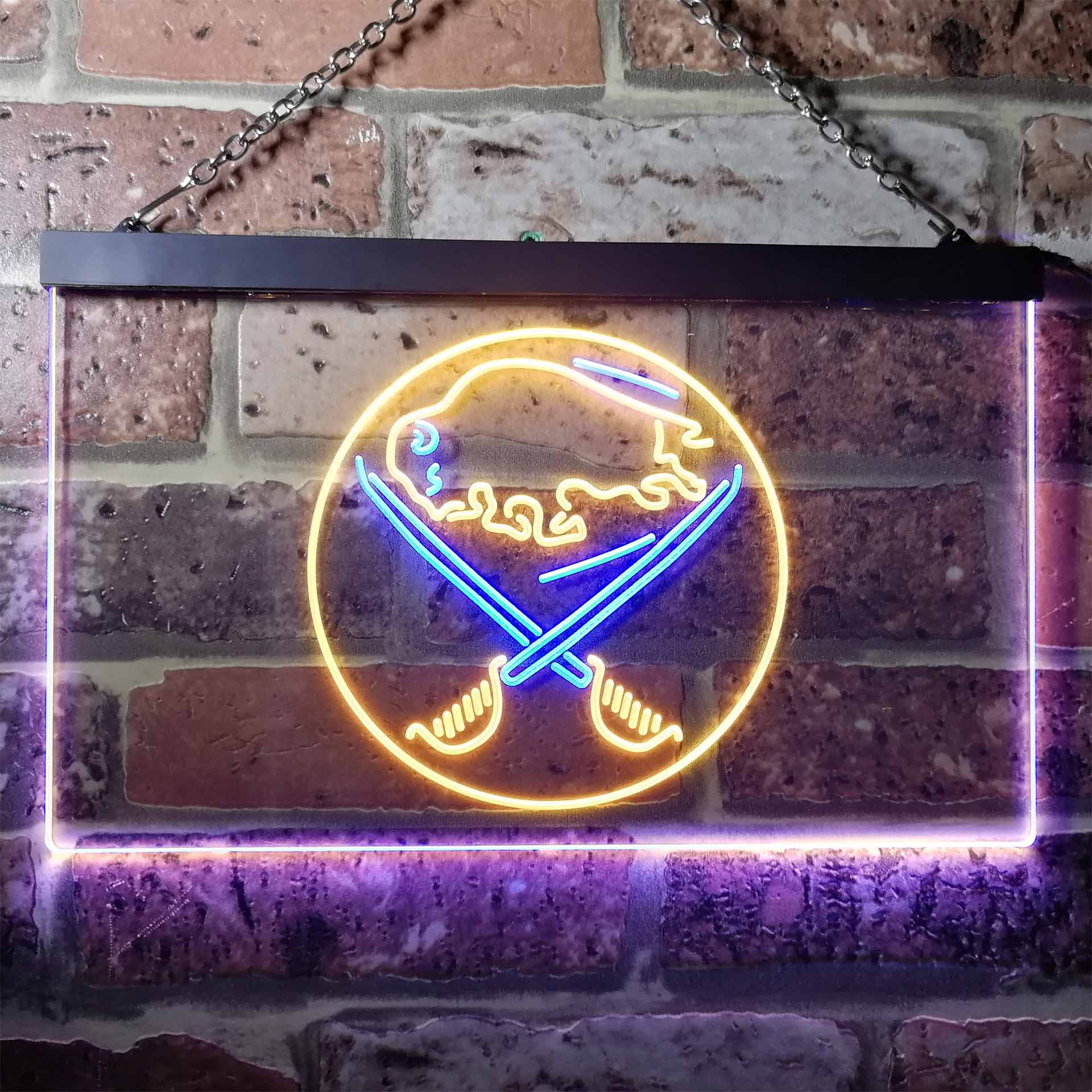 Buffalos League Club Sabres LED Neon Sign