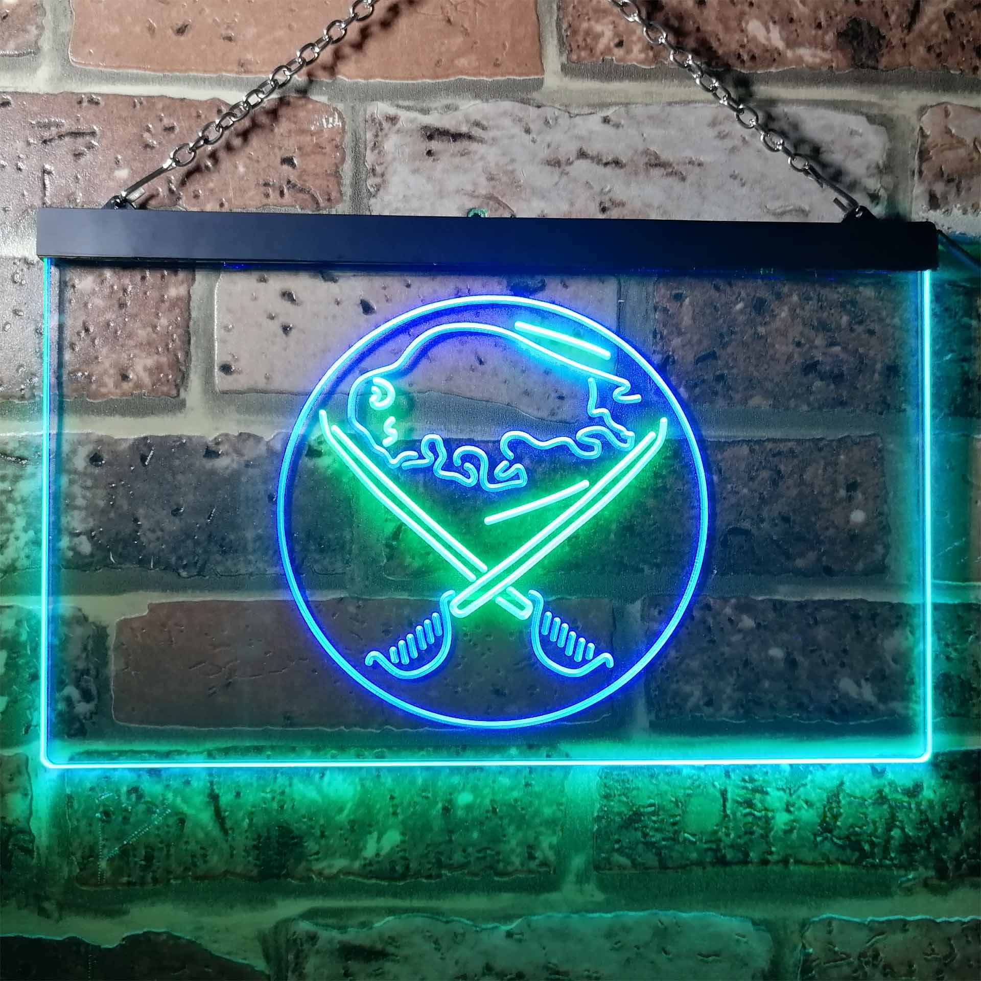 Buffalos League Club Sabres LED Neon Sign