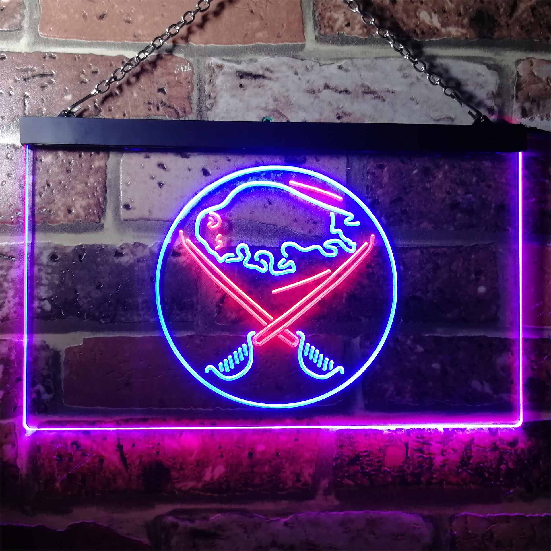 Buffalos League Club Sabres LED Neon Sign