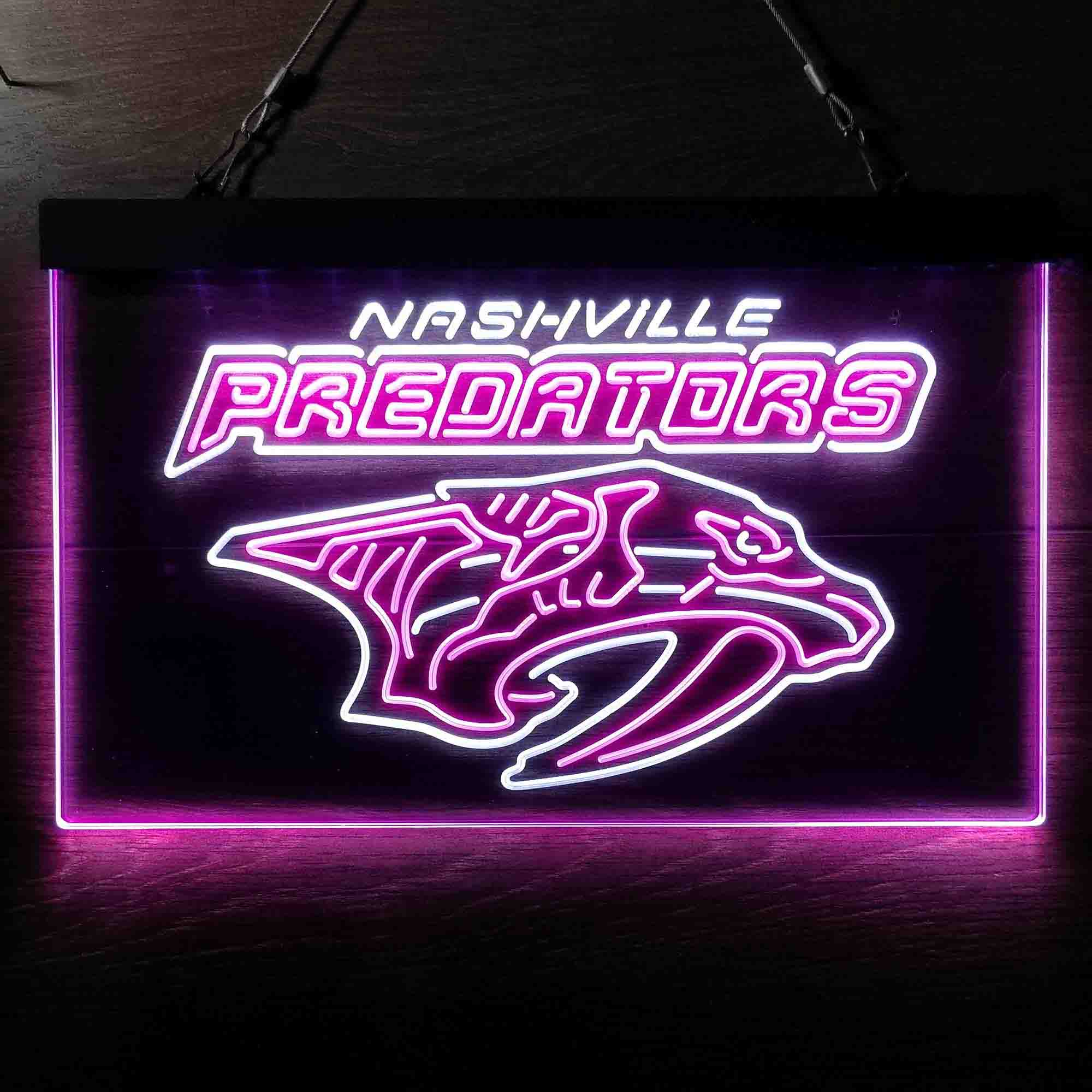 Nashville League Club Predators LED Neon Sign