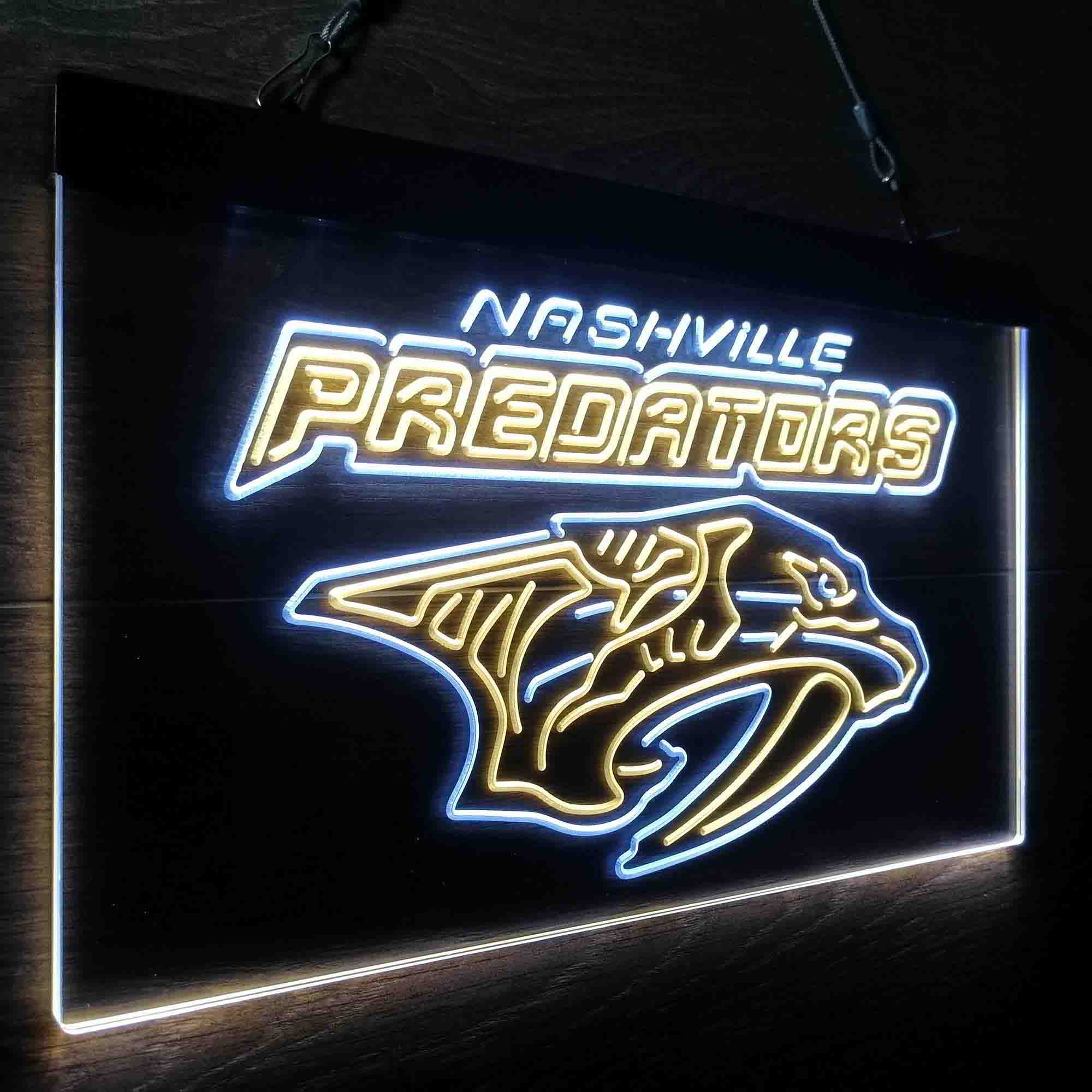 Nashville League Club Predators LED Neon Sign