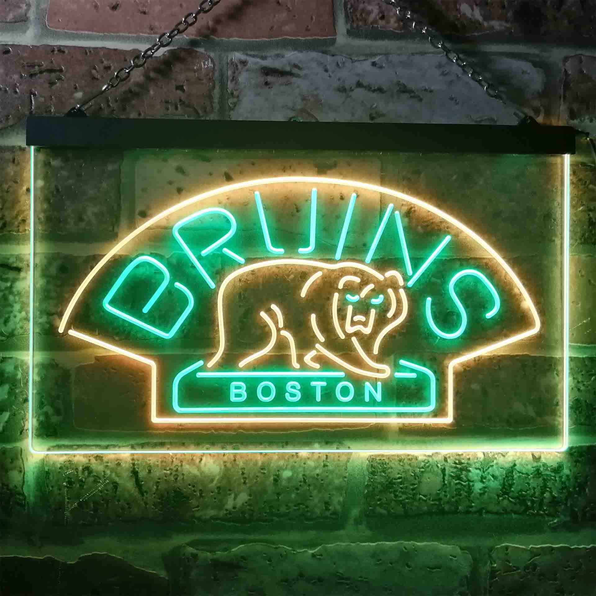 Boston Bruins League Club LED Neon Sign