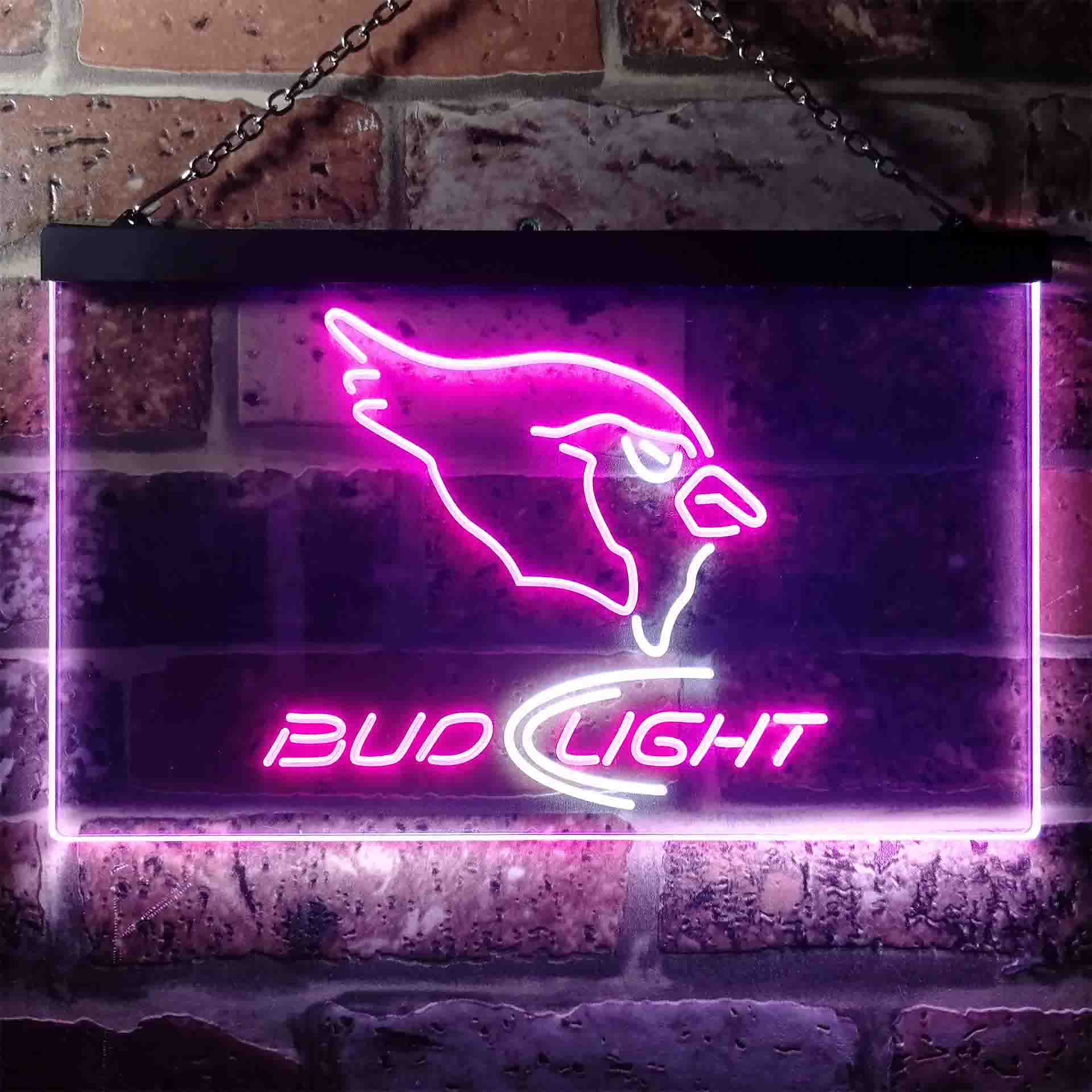Arizona Cardinals Bud Light LED Neon Sign