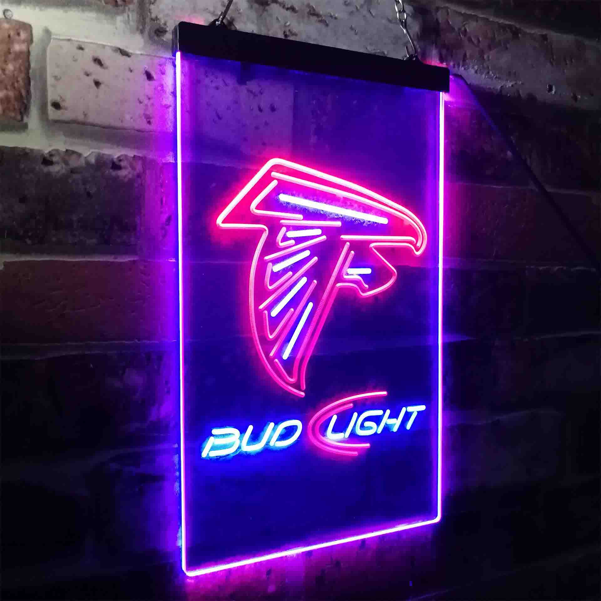 Atlanta Falcons Bud Light LED Neon Sign