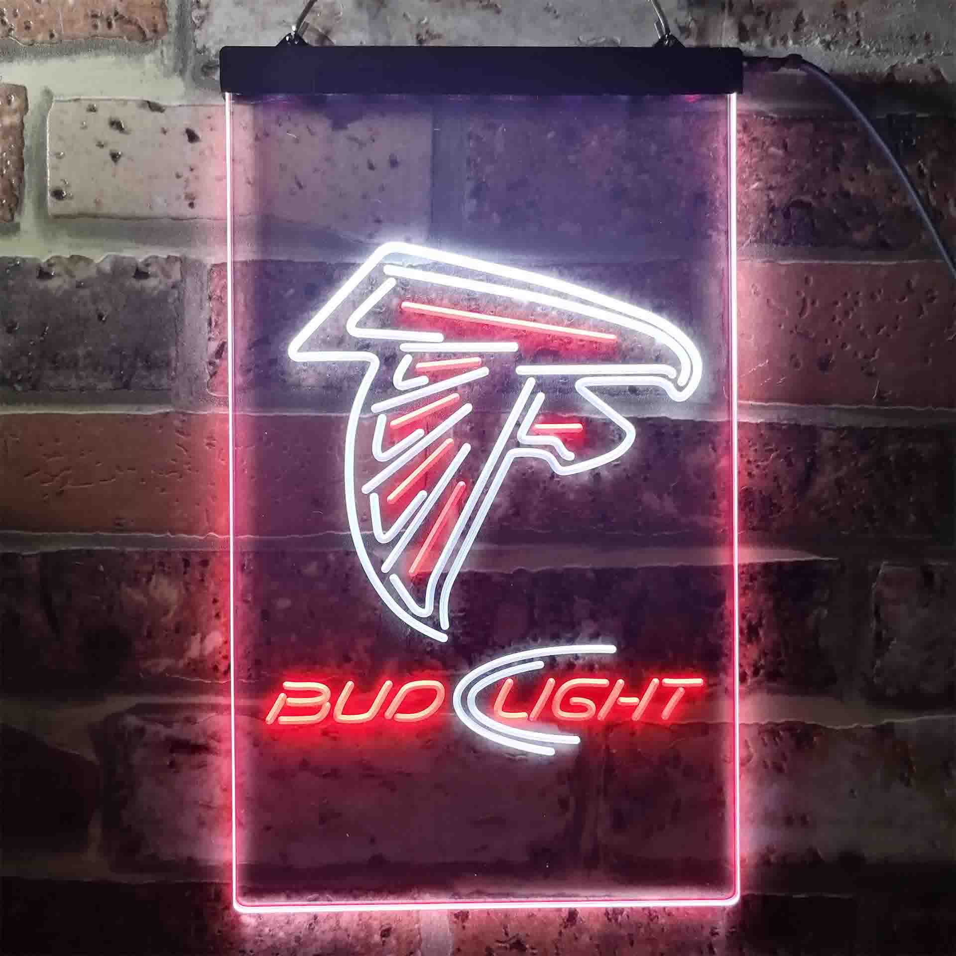 Atlanta Falcons Bud Light LED Neon Sign