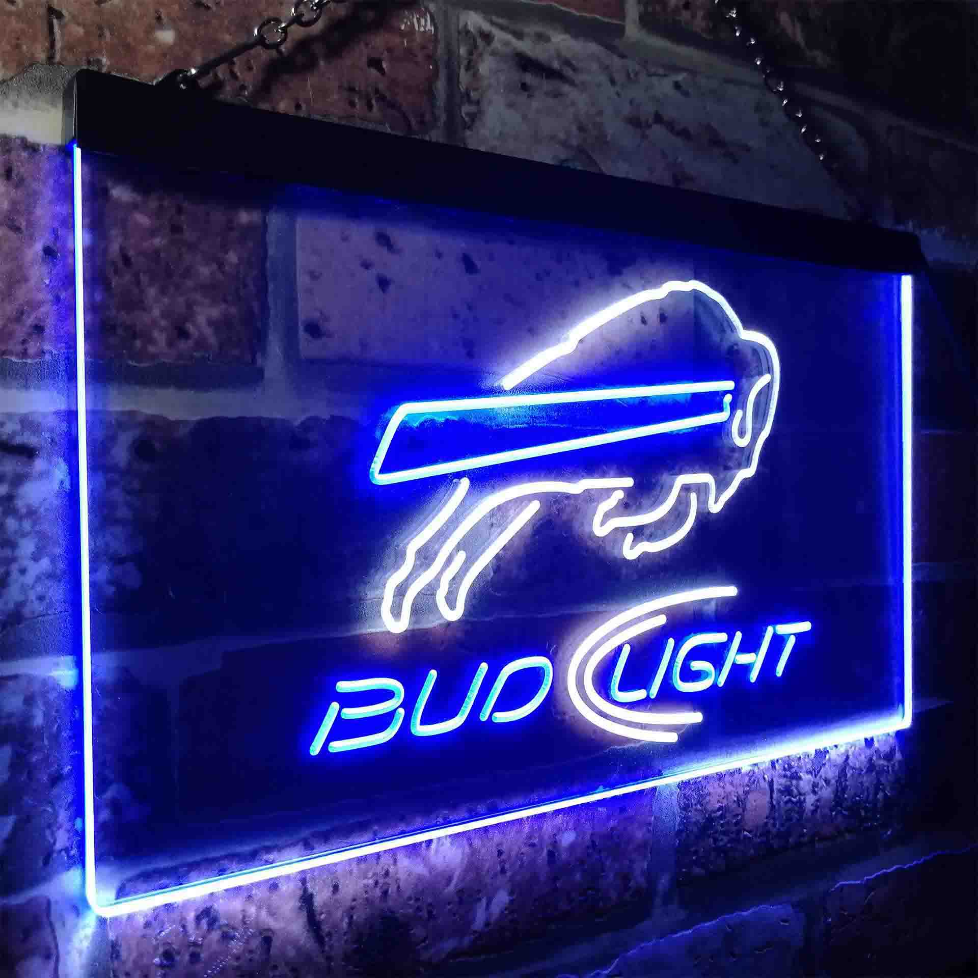 Buffalos Bills Bud Light LED Neon Sign