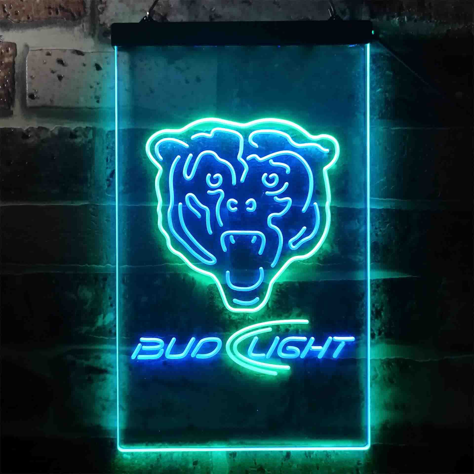 Chicago Bears Bud Light LED Neon Sign