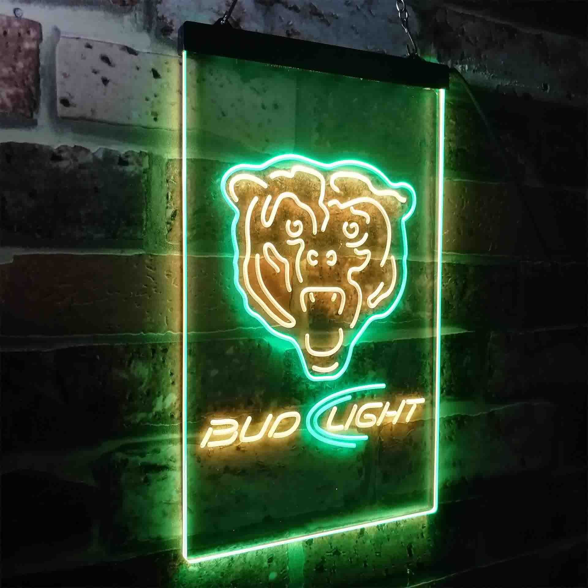 Chicago Bears Bud Light LED Neon Sign