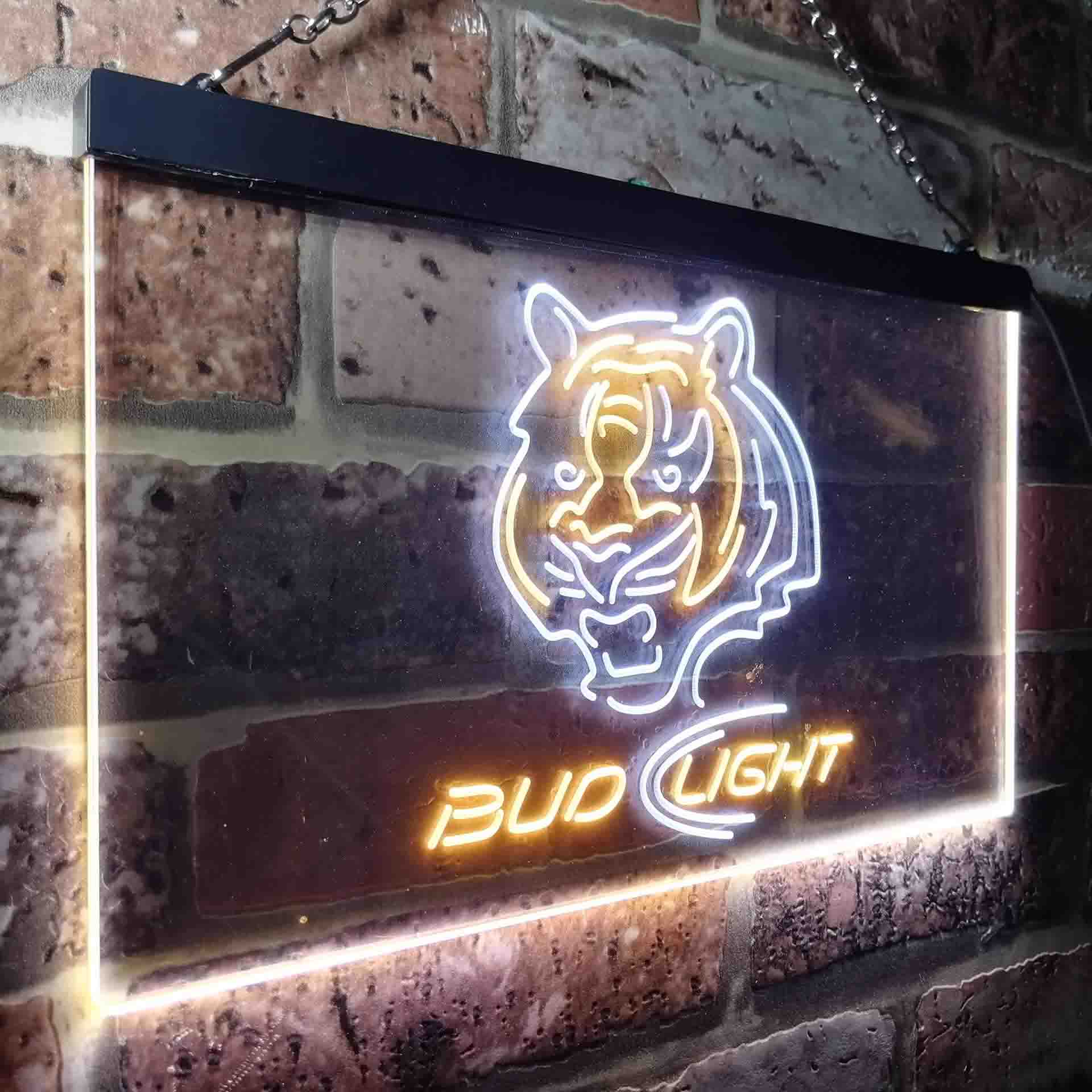 Cincinnati Bengals Bud Light LED Neon Sign