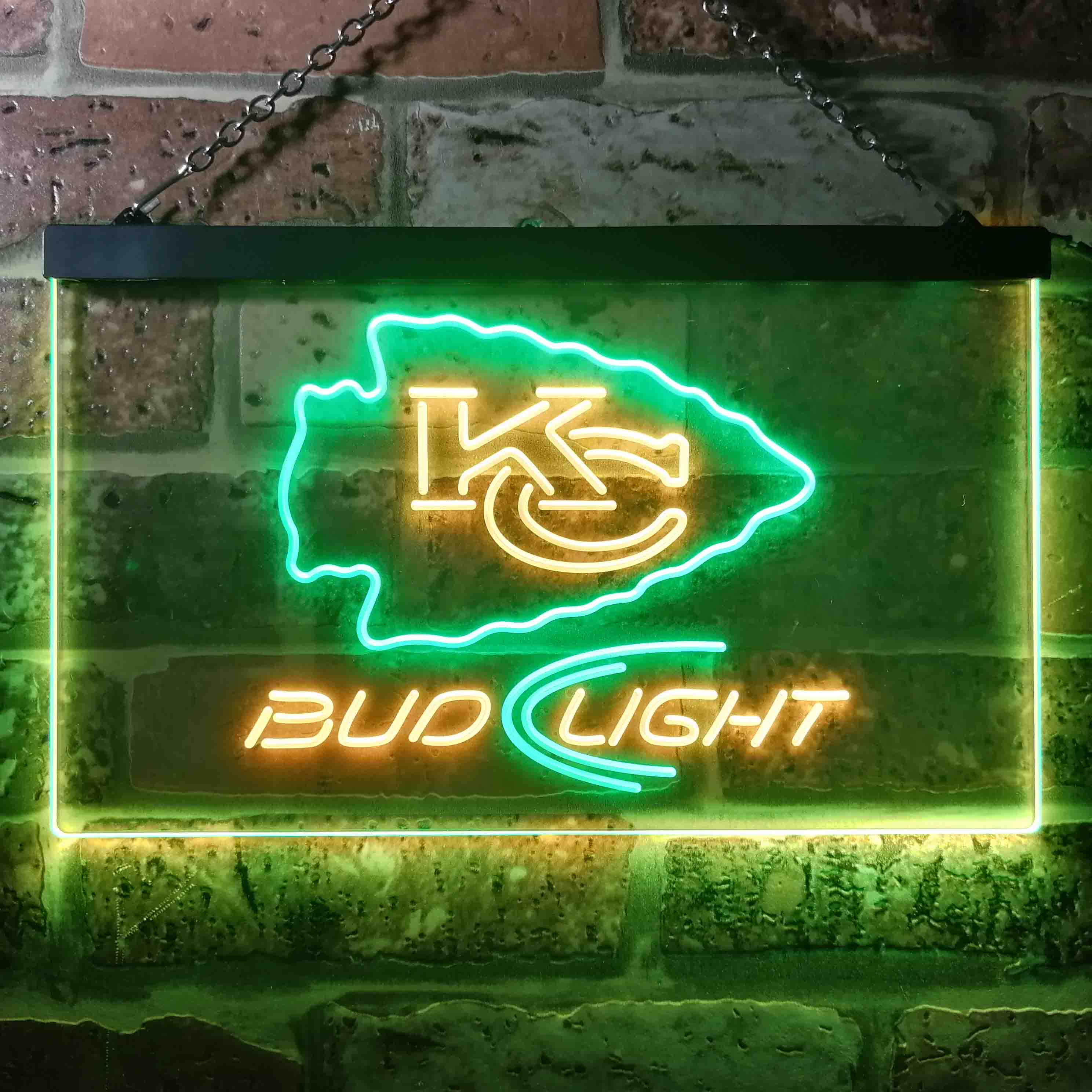 Bud Light Kansas City Chiefs LED Neon Sign