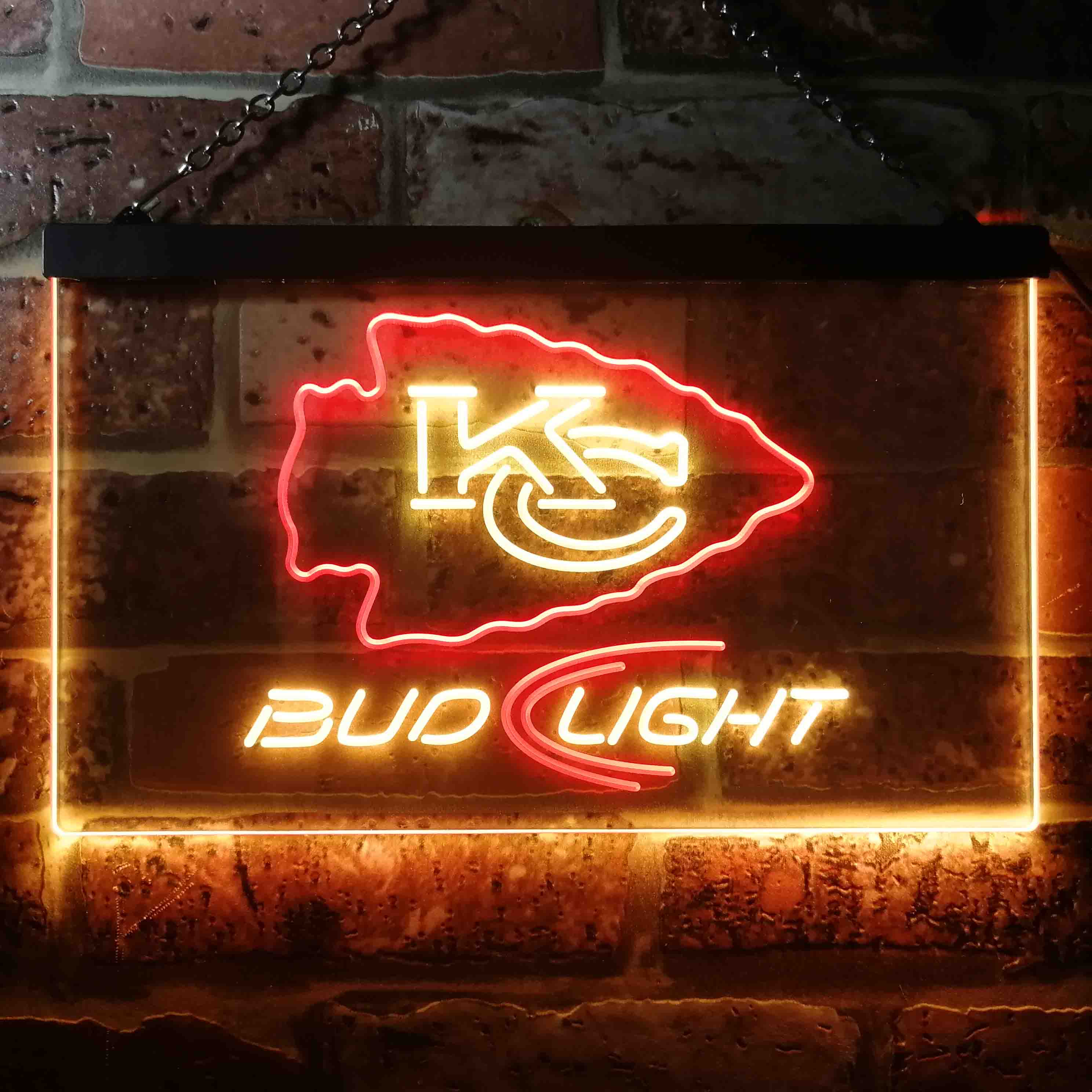Kansas City Chiefs Bud Light LED Neon Sign