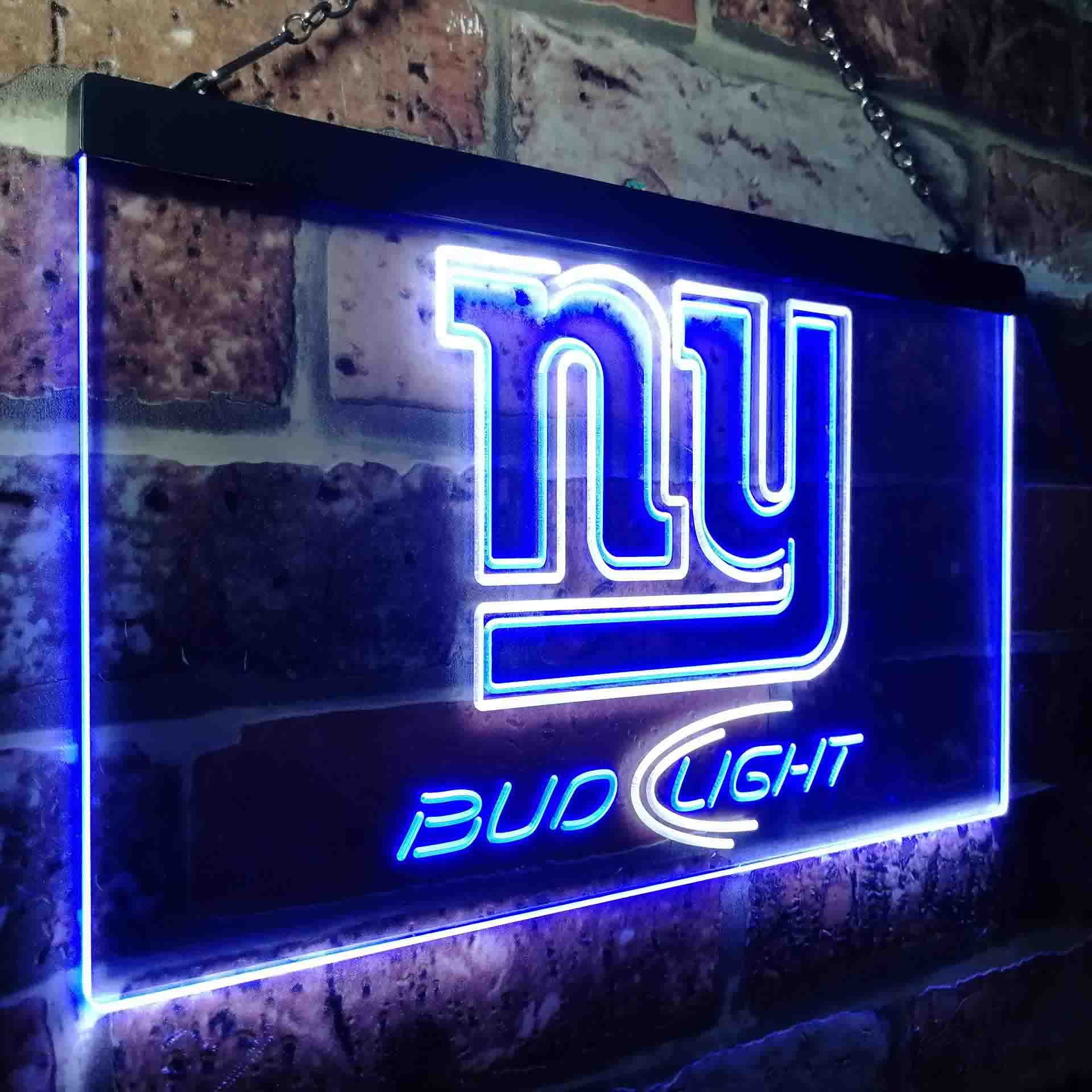 New York Giants Bud Light LED Neon Sign