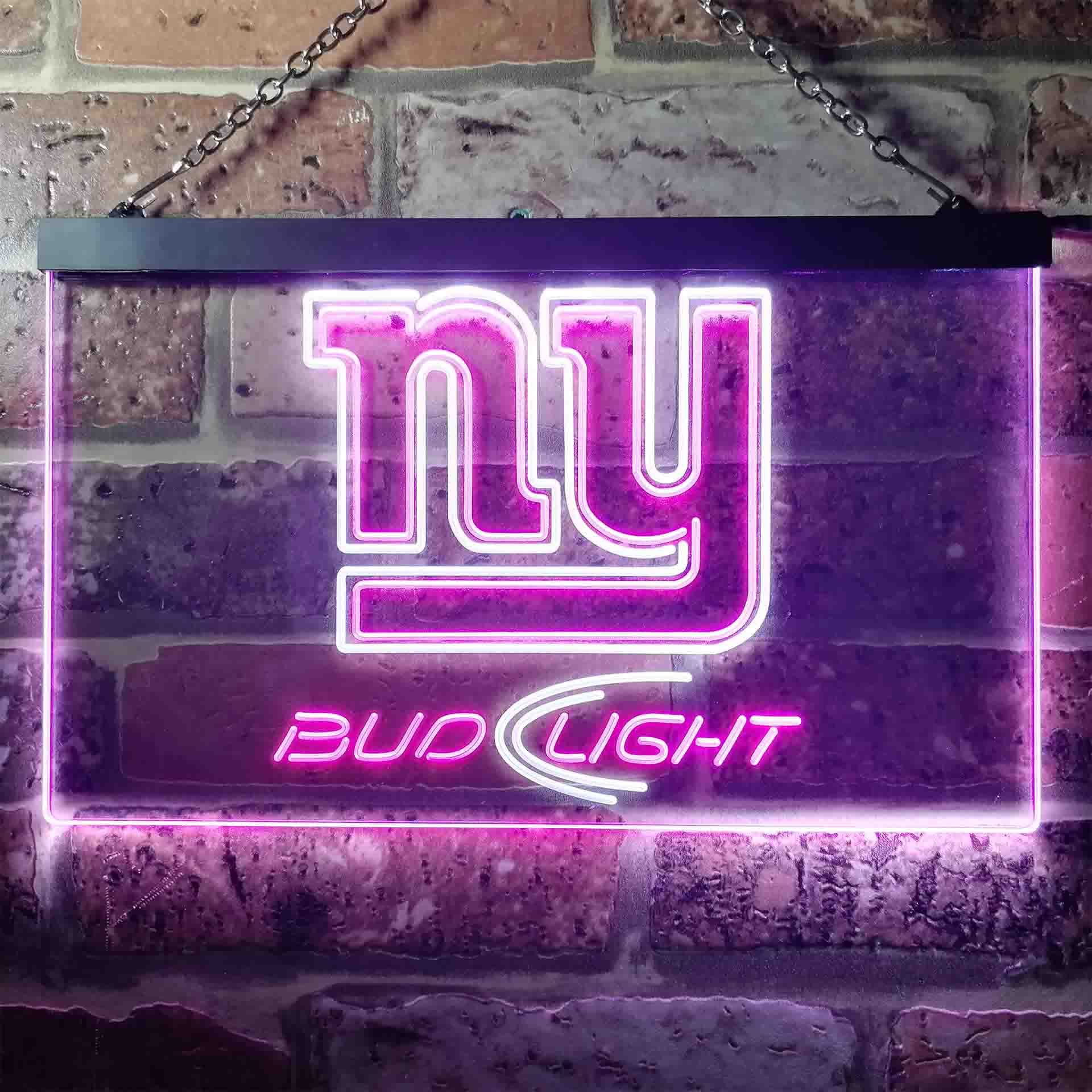 New York Giants Bud Light LED Neon Sign