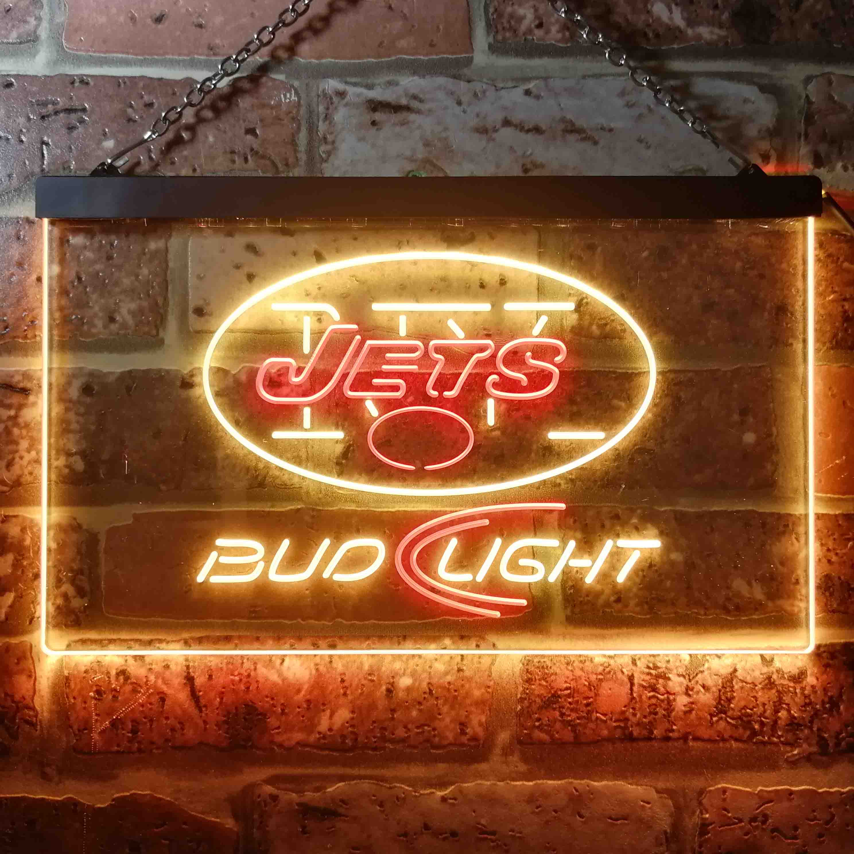 New York Jets Bud Light LED Neon Sign