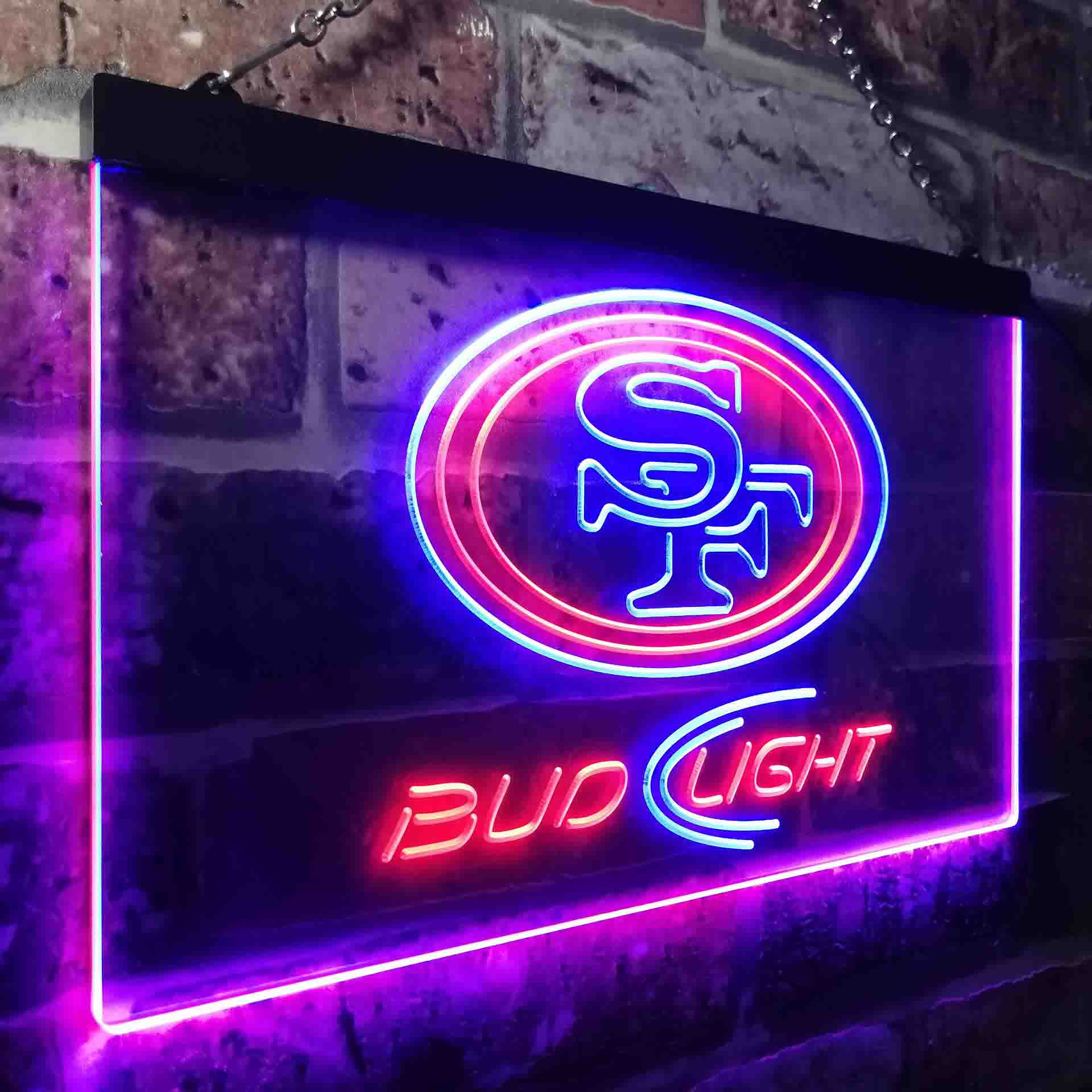 San Francisco 49ers Bud Light LED Neon Sign