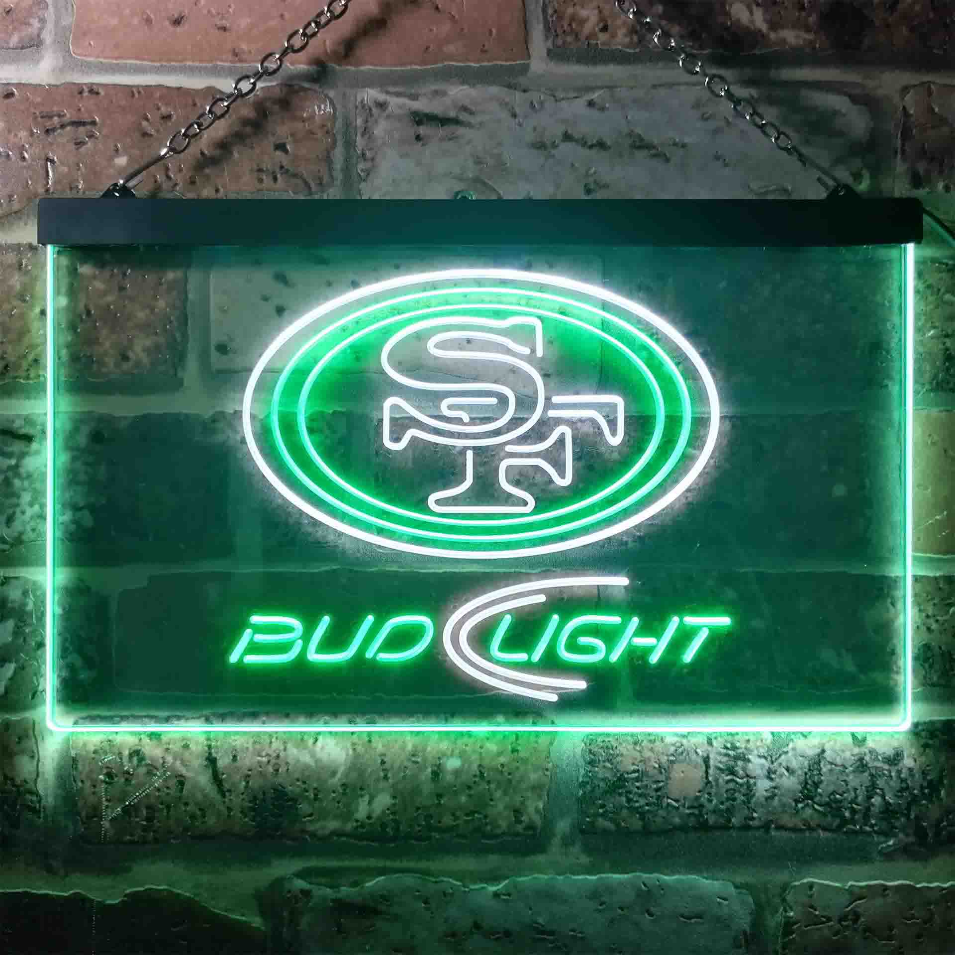 San Francisco 49ers Bud Light LED Neon Sign