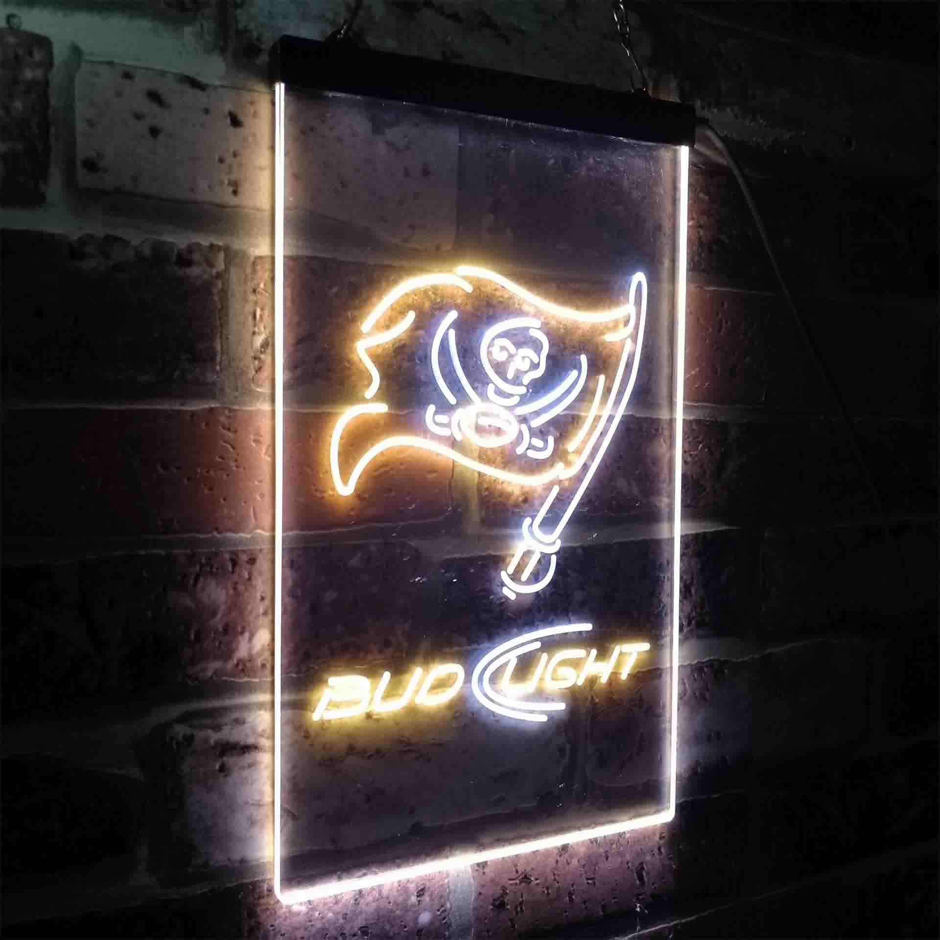 Tampa Bay Buccaneers Bud Light LED Neon Sign