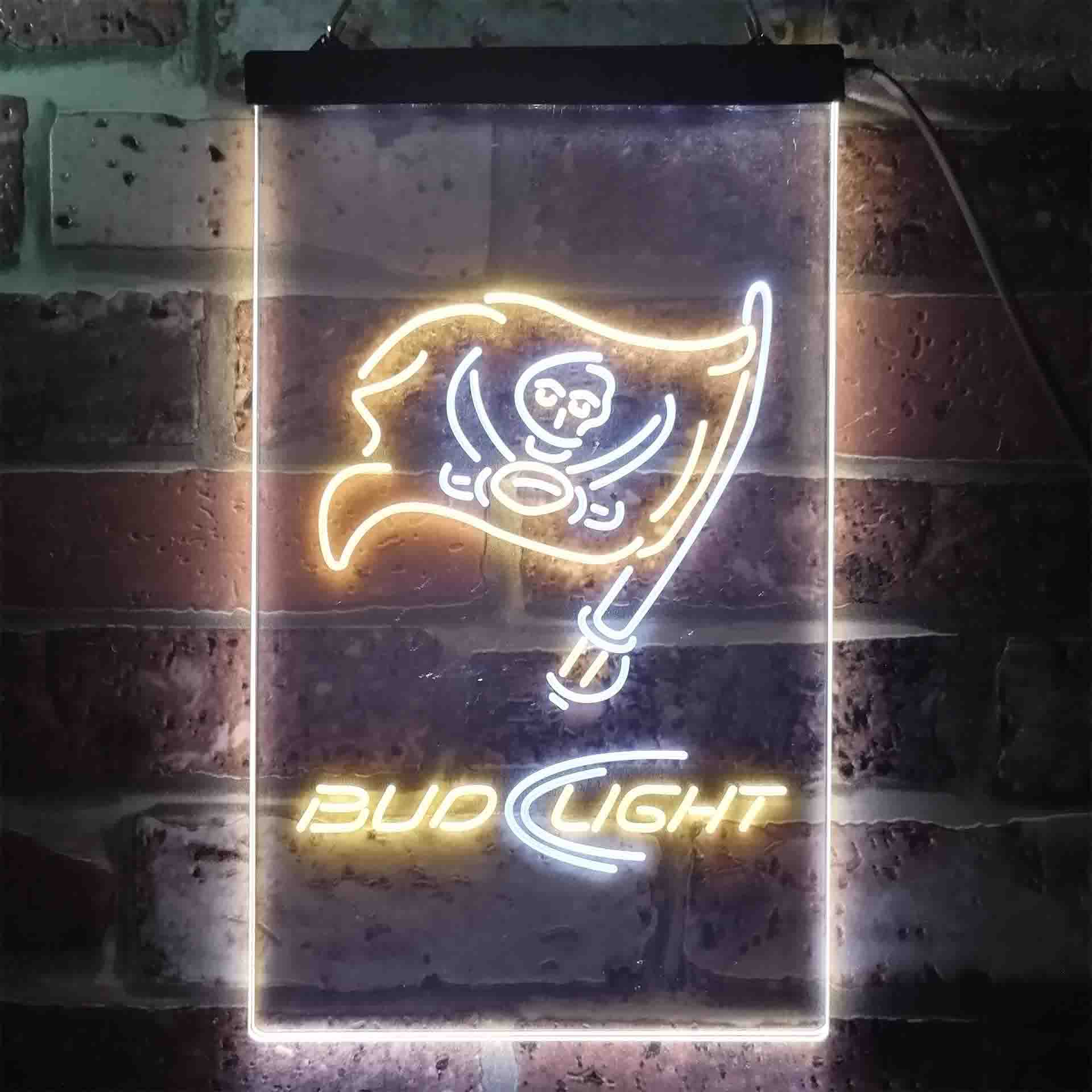 Tampa Bay Buccaneers Bud Light LED Neon Sign